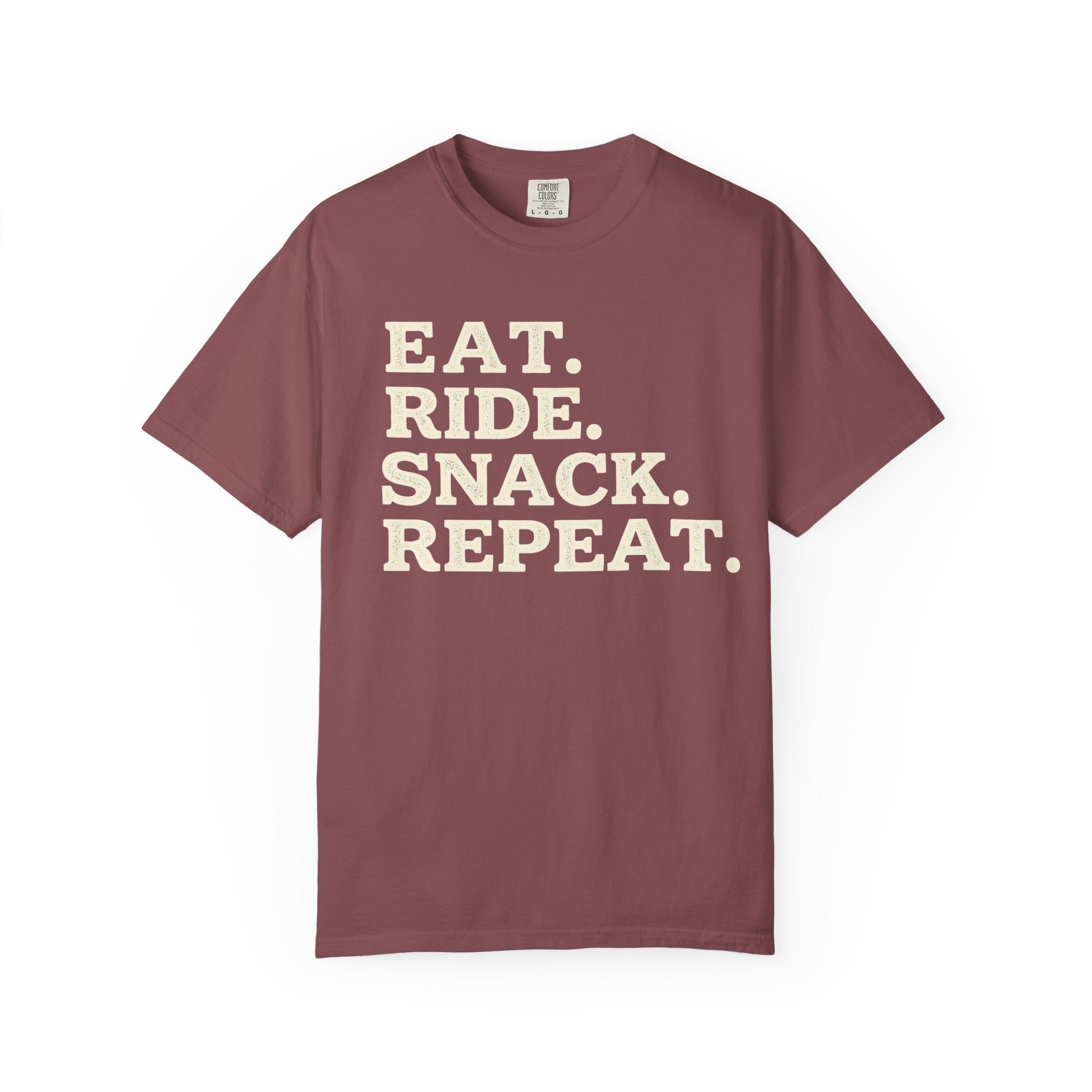 Eat. Ride. Snack. Repeat. T-Shirt