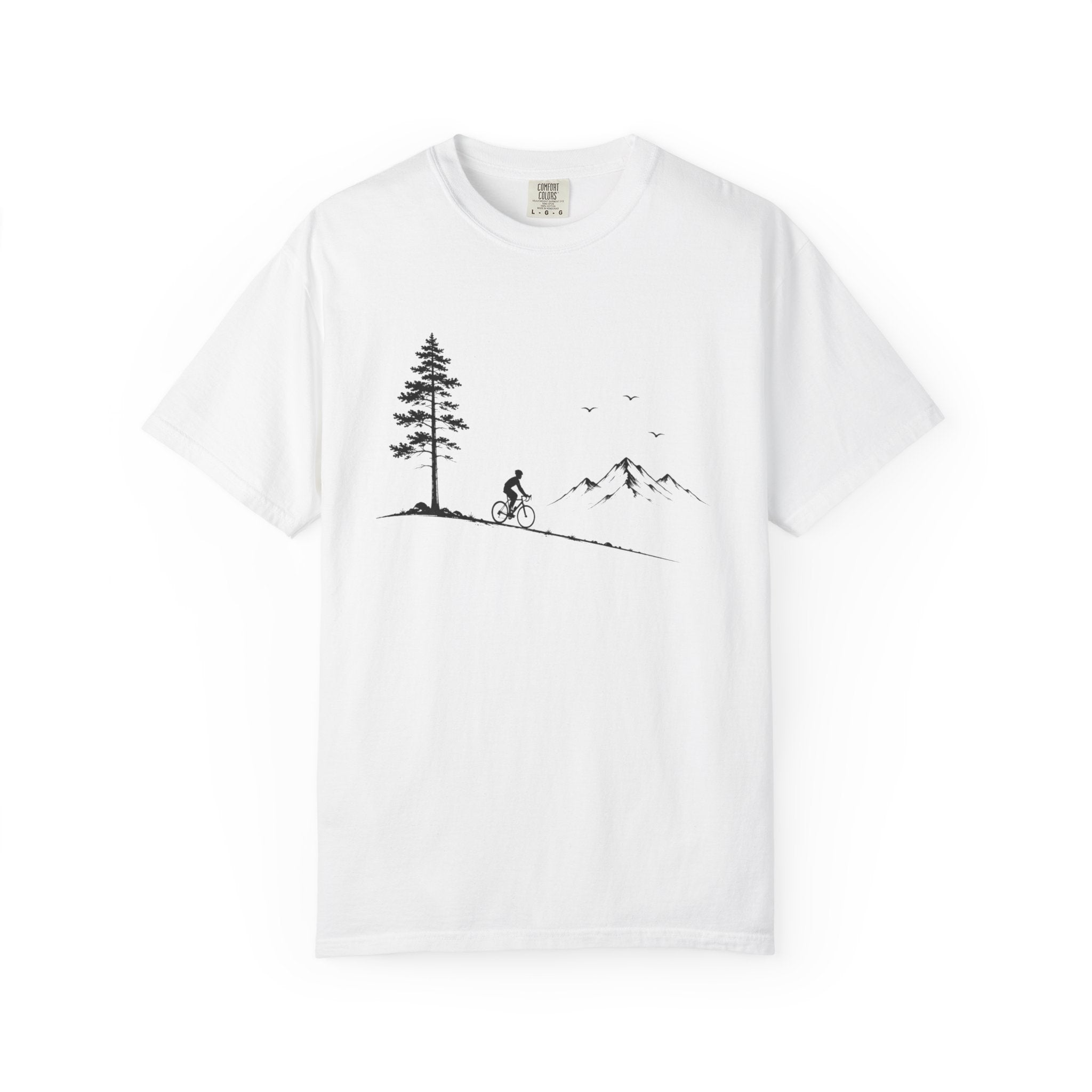 Minimalist Mountain Biker T-Shirt
