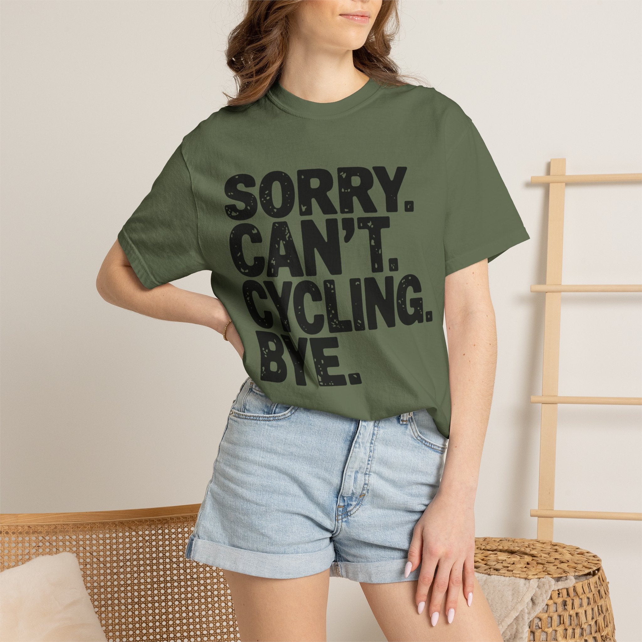 Sorry. Can’t. Cycling. Bye - T-Shirt