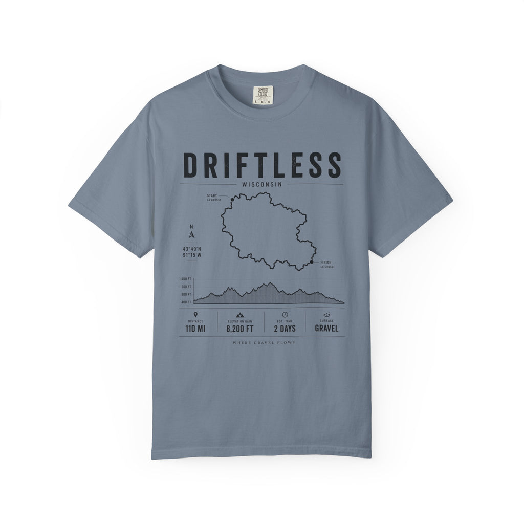 Driftless Region Map T-Shirt — Rustic Adventure Graphic Tee