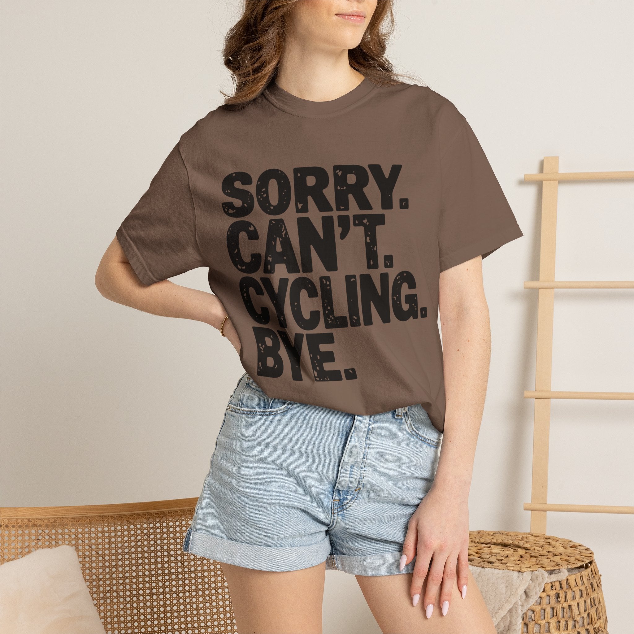 Sorry. Can’t. Cycling. Bye - T-Shirt