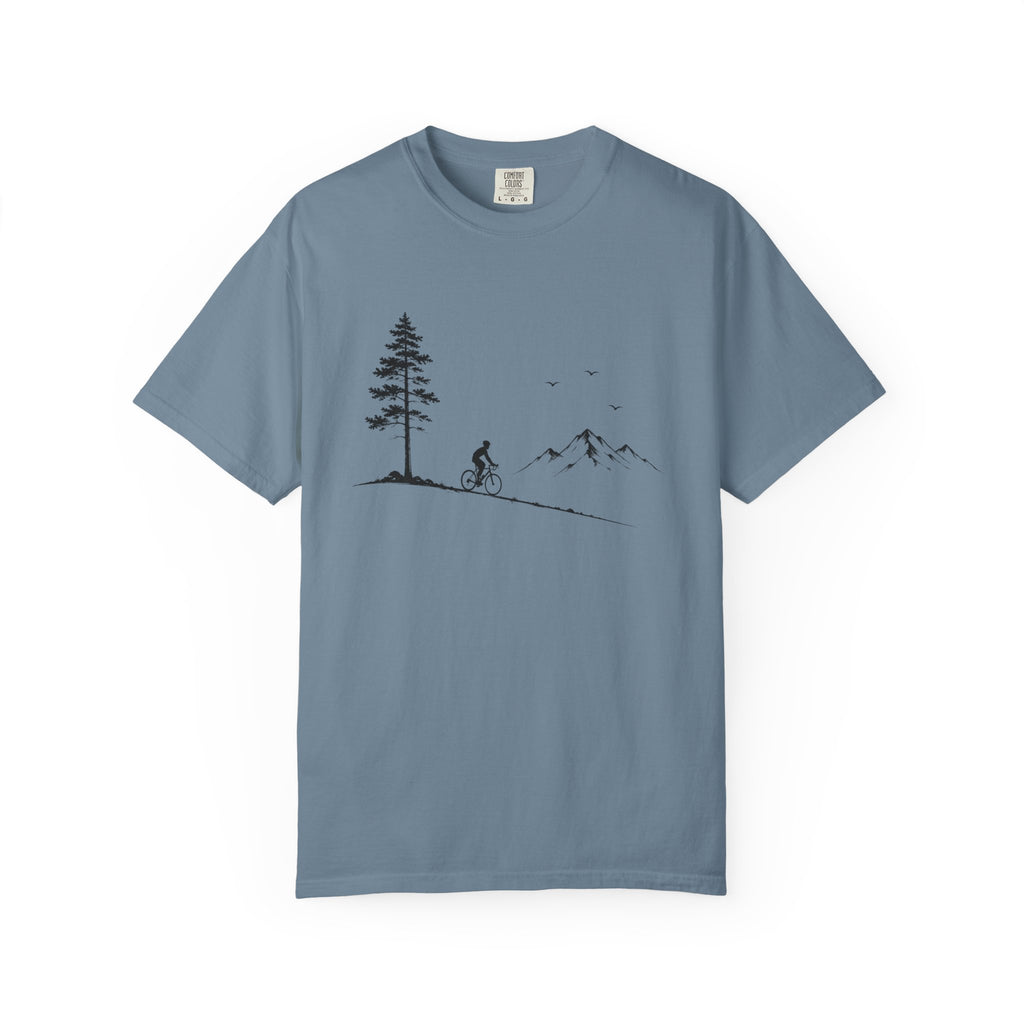 Minimalist Mountain Biker T-Shirt