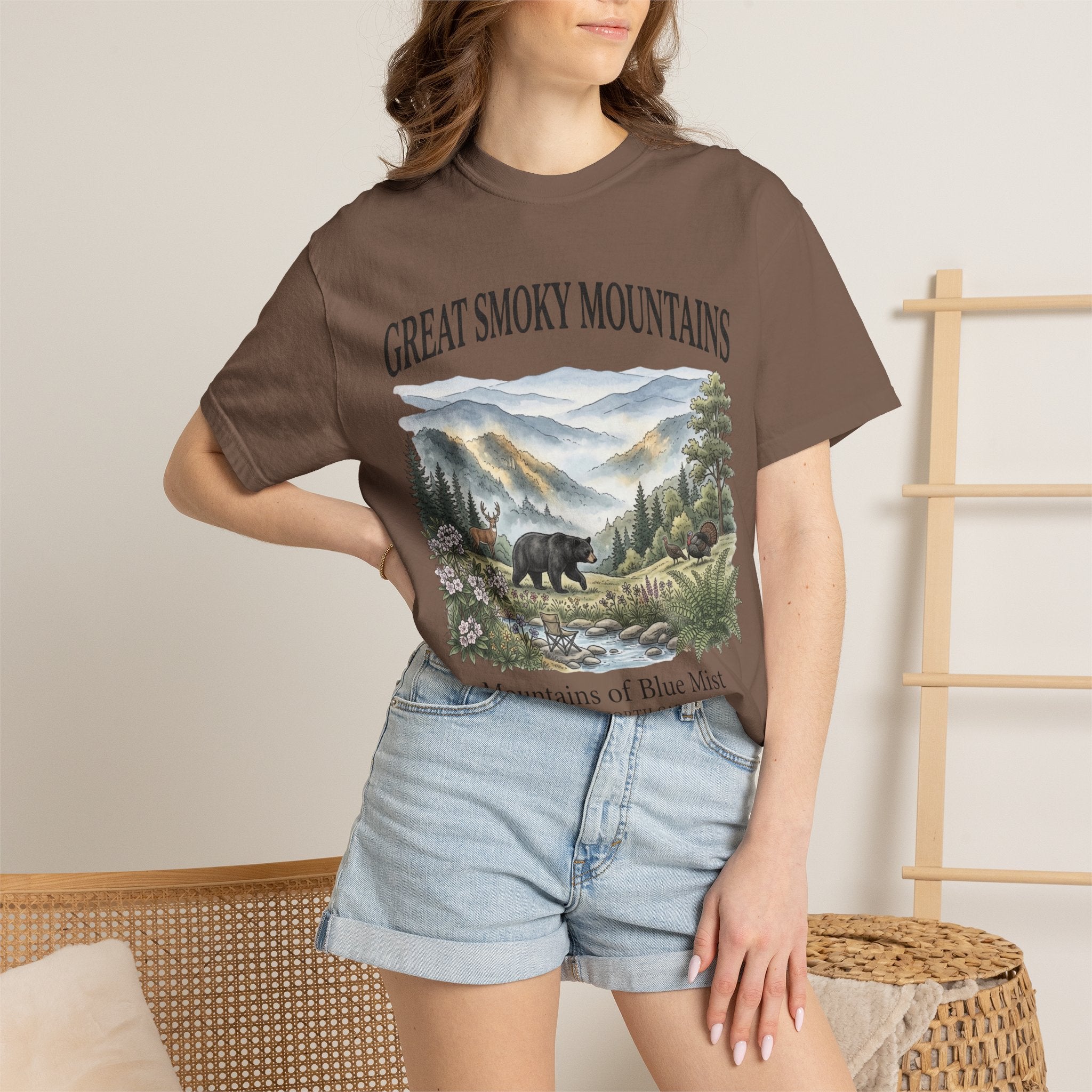 Great Smoky Mountains Bear Scenic T-Shirt