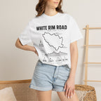 White Rim Road Route Map T-Shirt