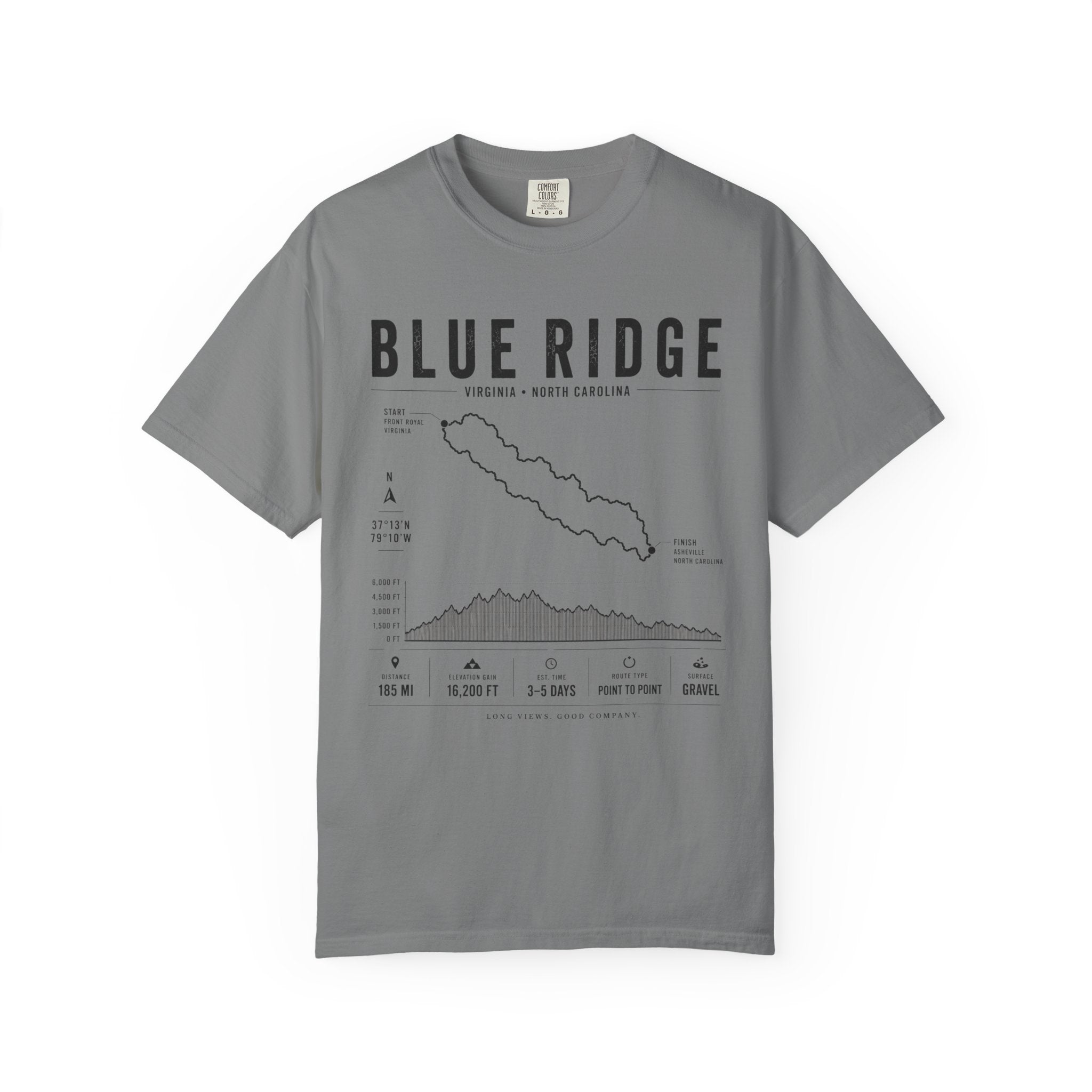 Blue Ridge Map T-Shirt