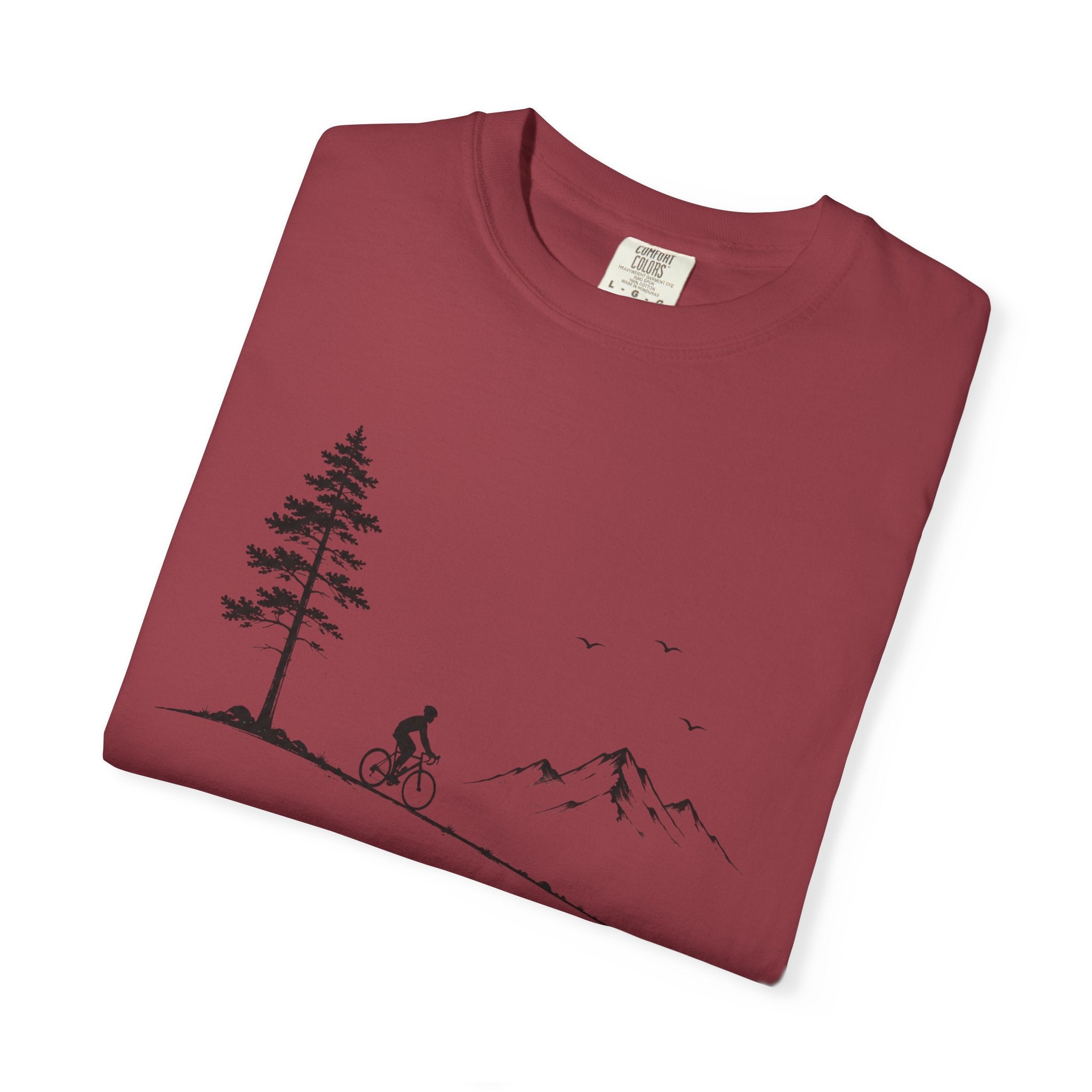 Minimalist Mountain Biker T-Shirt