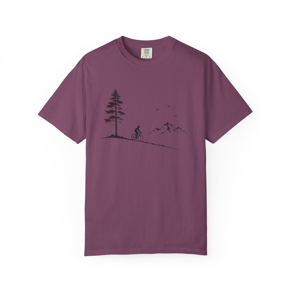 Minimalist Mountain Biker T-Shirt