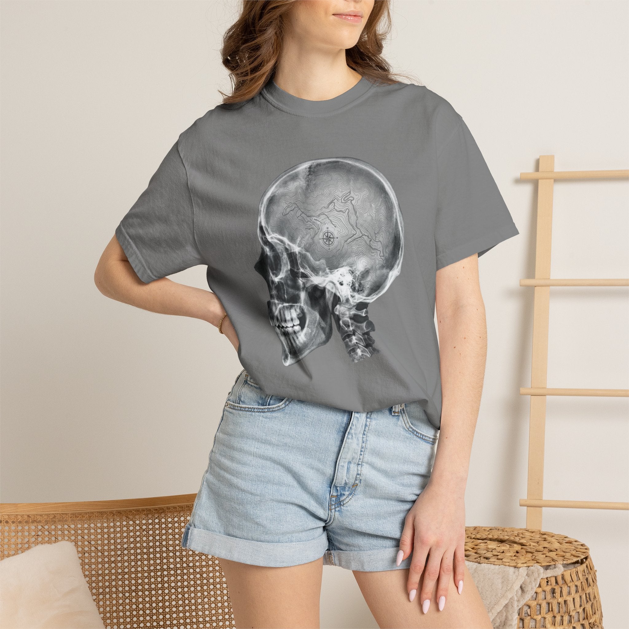 Skull X-Ray Graphic T-Shirt