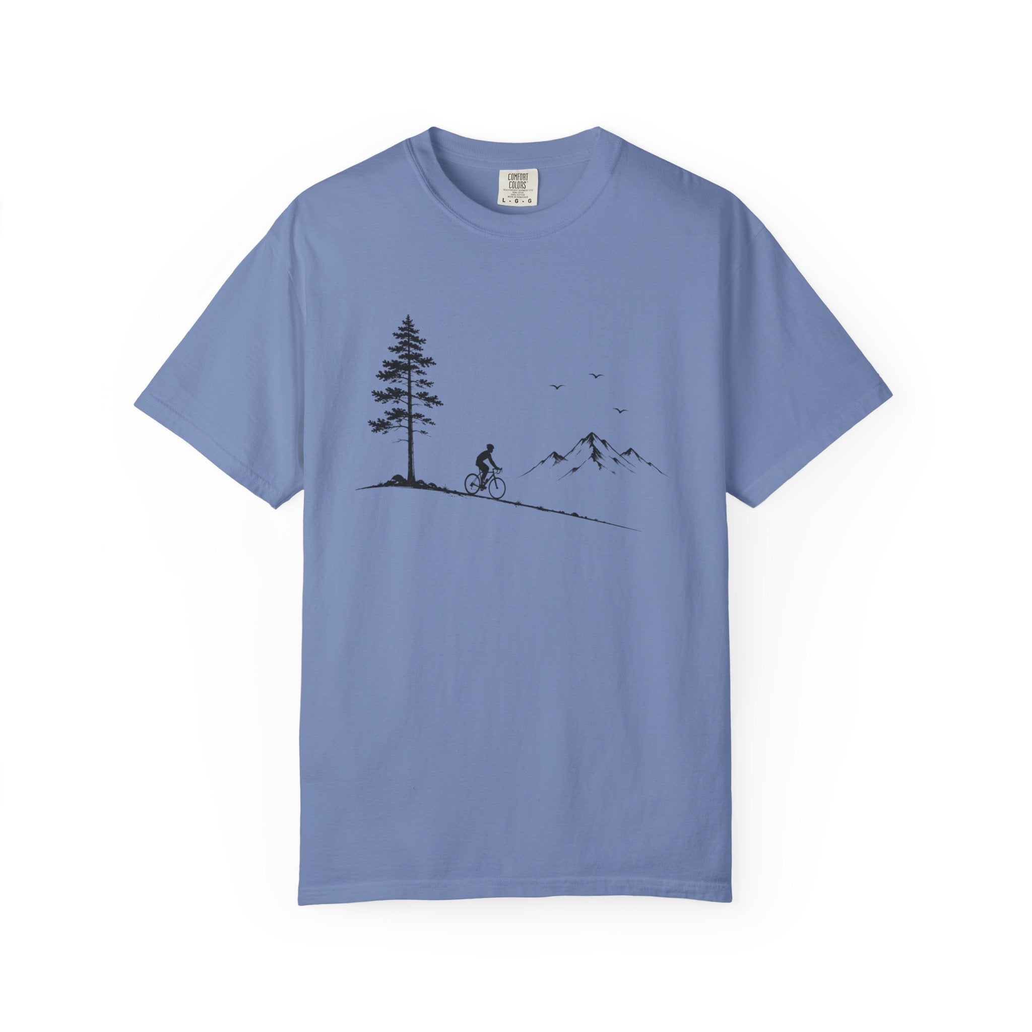 Minimalist Mountain Biker T-Shirt