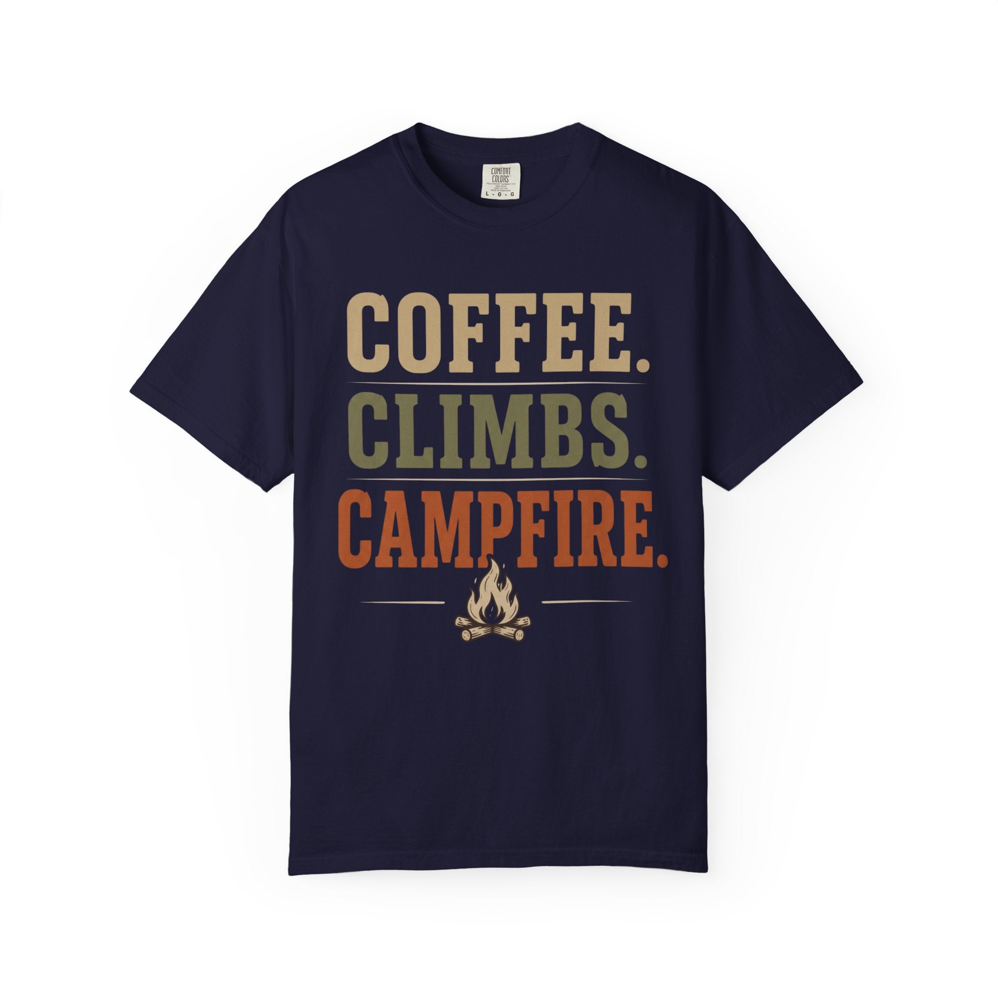 Coffee. Climbs. Campfire T-Shirt