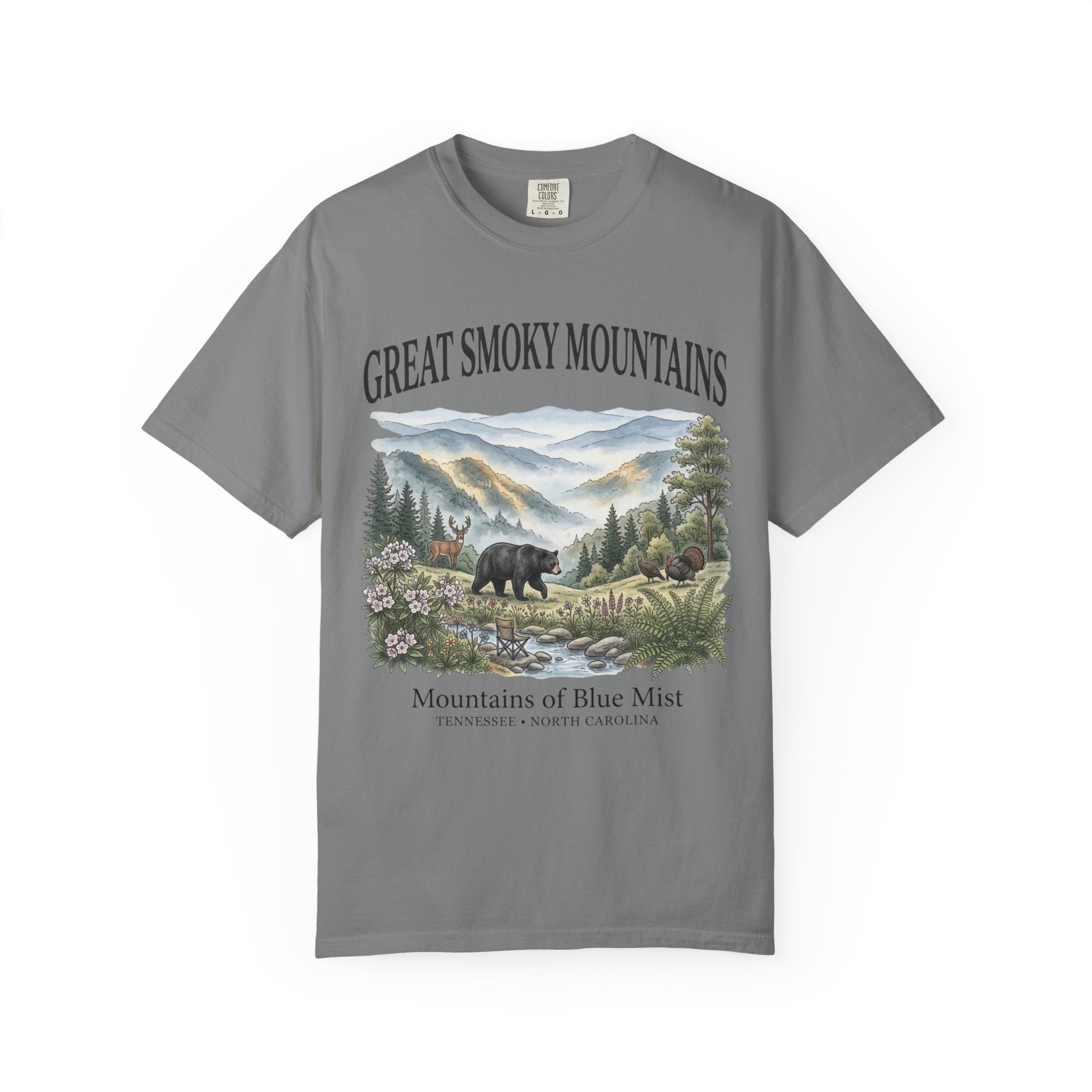 Great Smoky Mountains Bear Scenic T-Shirt