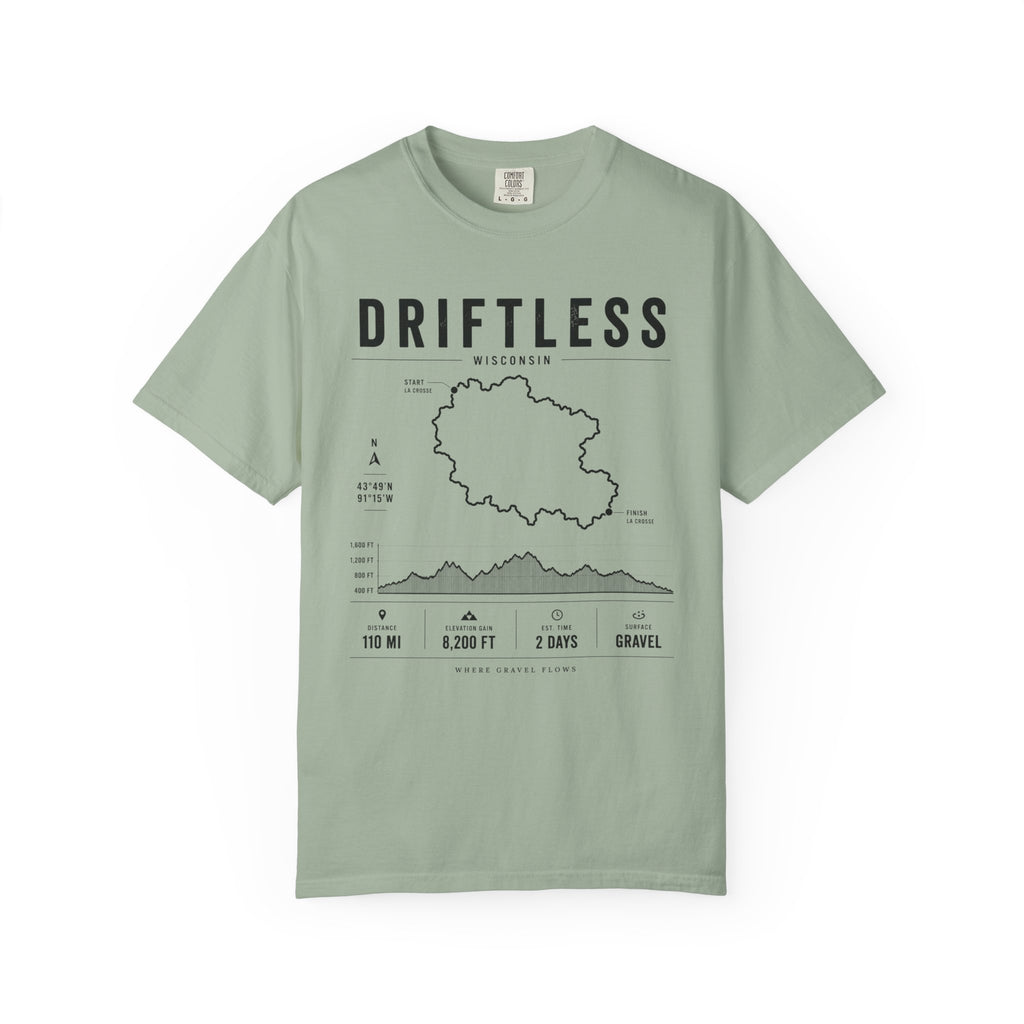 Driftless Region Map T-Shirt — Rustic Adventure Graphic Tee