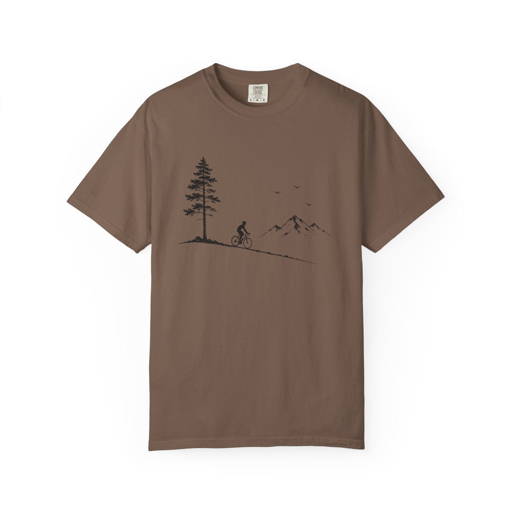 Minimalist Mountain Biker T-Shirt