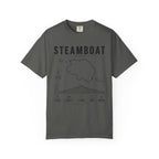 Steamboat Ski Resort Map T-Shirt — Steamboat Trail & Elevation Graphic