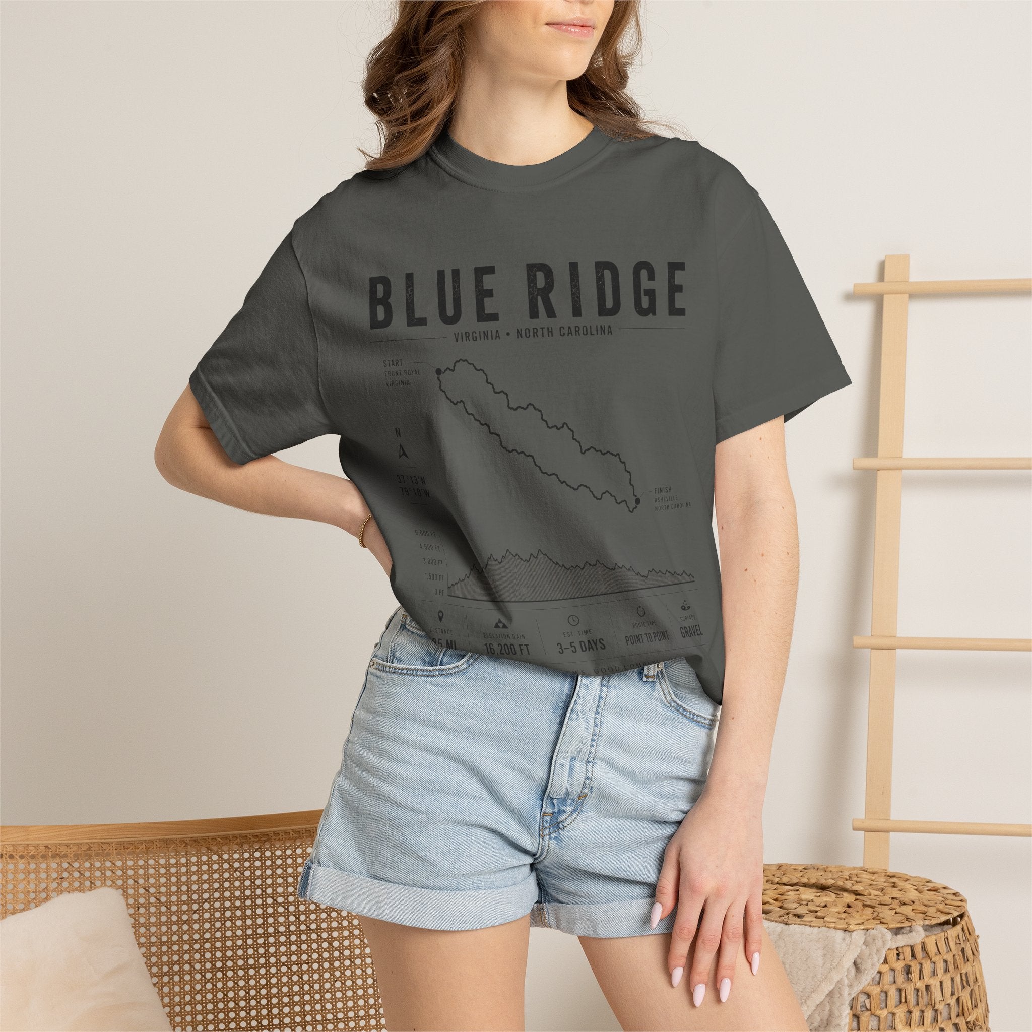 Blue Ridge Map T-Shirt