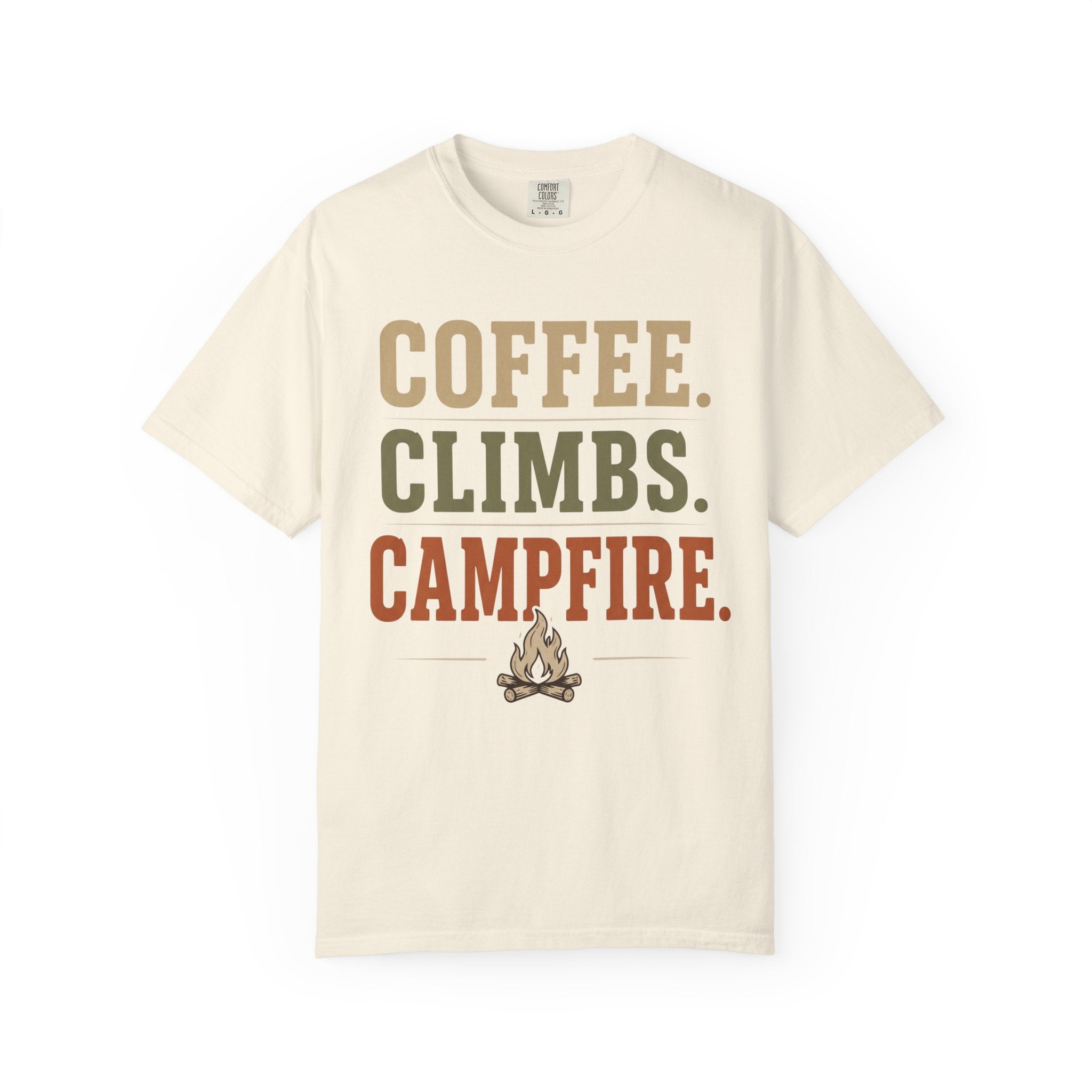 Coffee. Climbs. Campfire T-Shirt