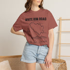 White Rim Road Route Map T-Shirt