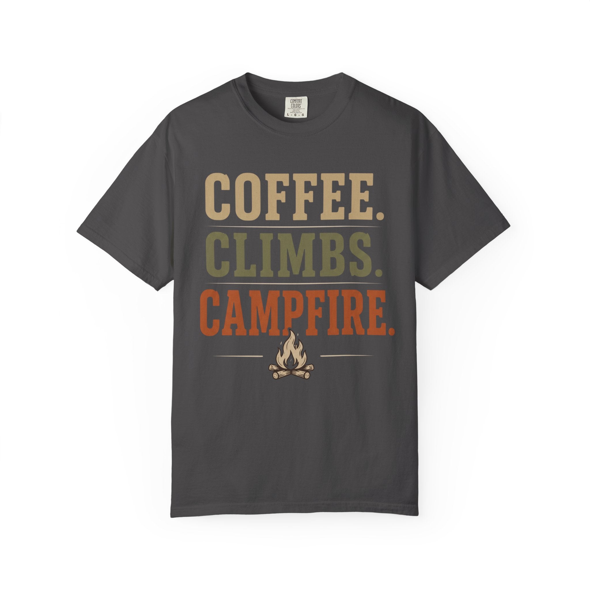 Coffee. Climbs. Campfire T-Shirt