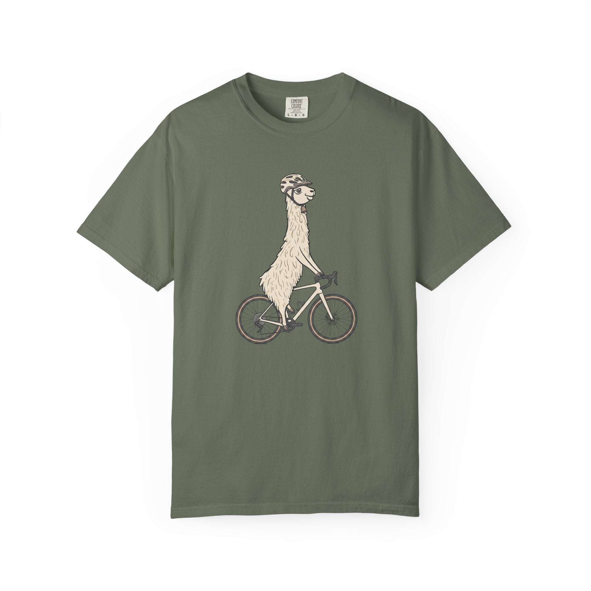 Alpaca on a Bike T‑Shirt