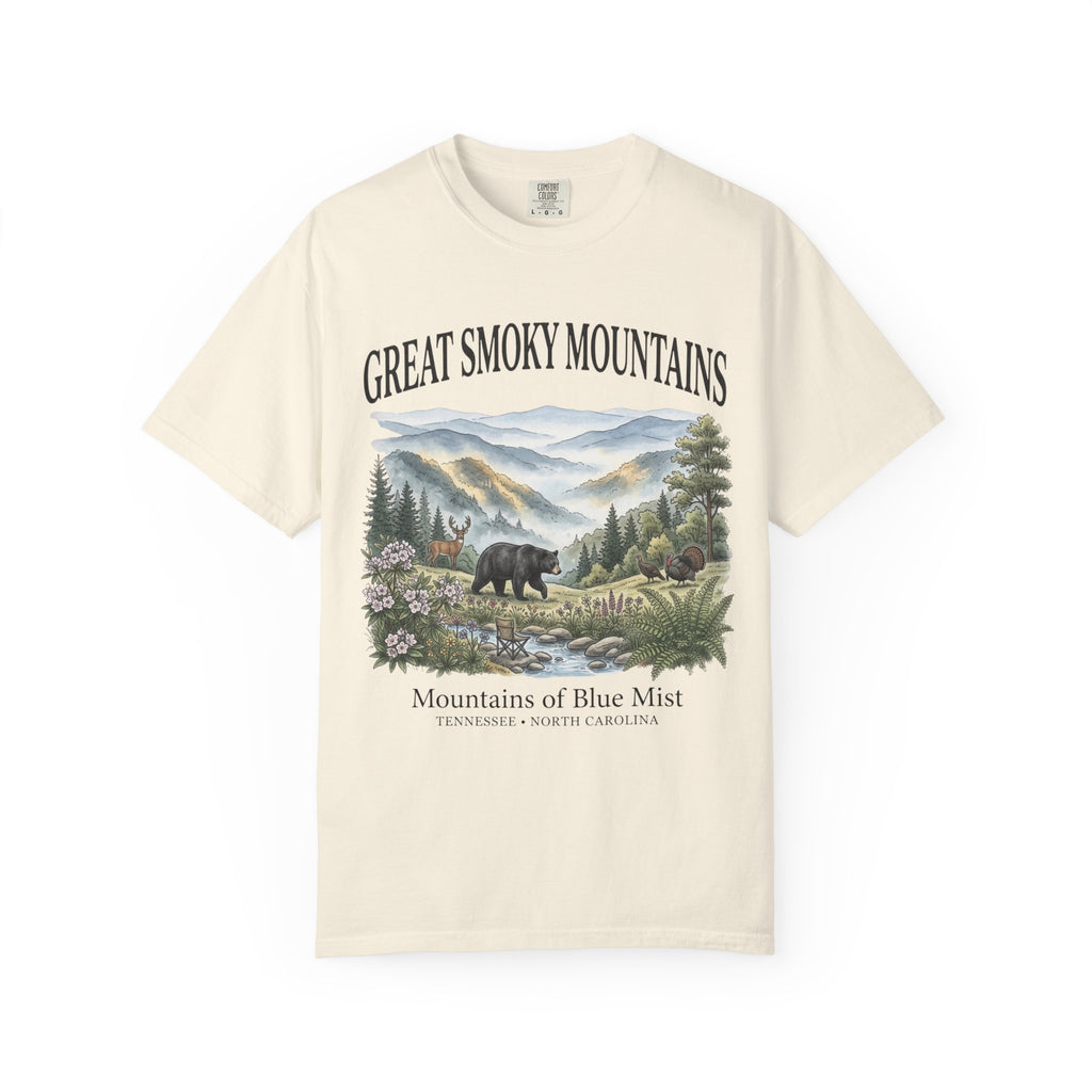 Great Smoky Mountains Bear Scenic T-Shirt