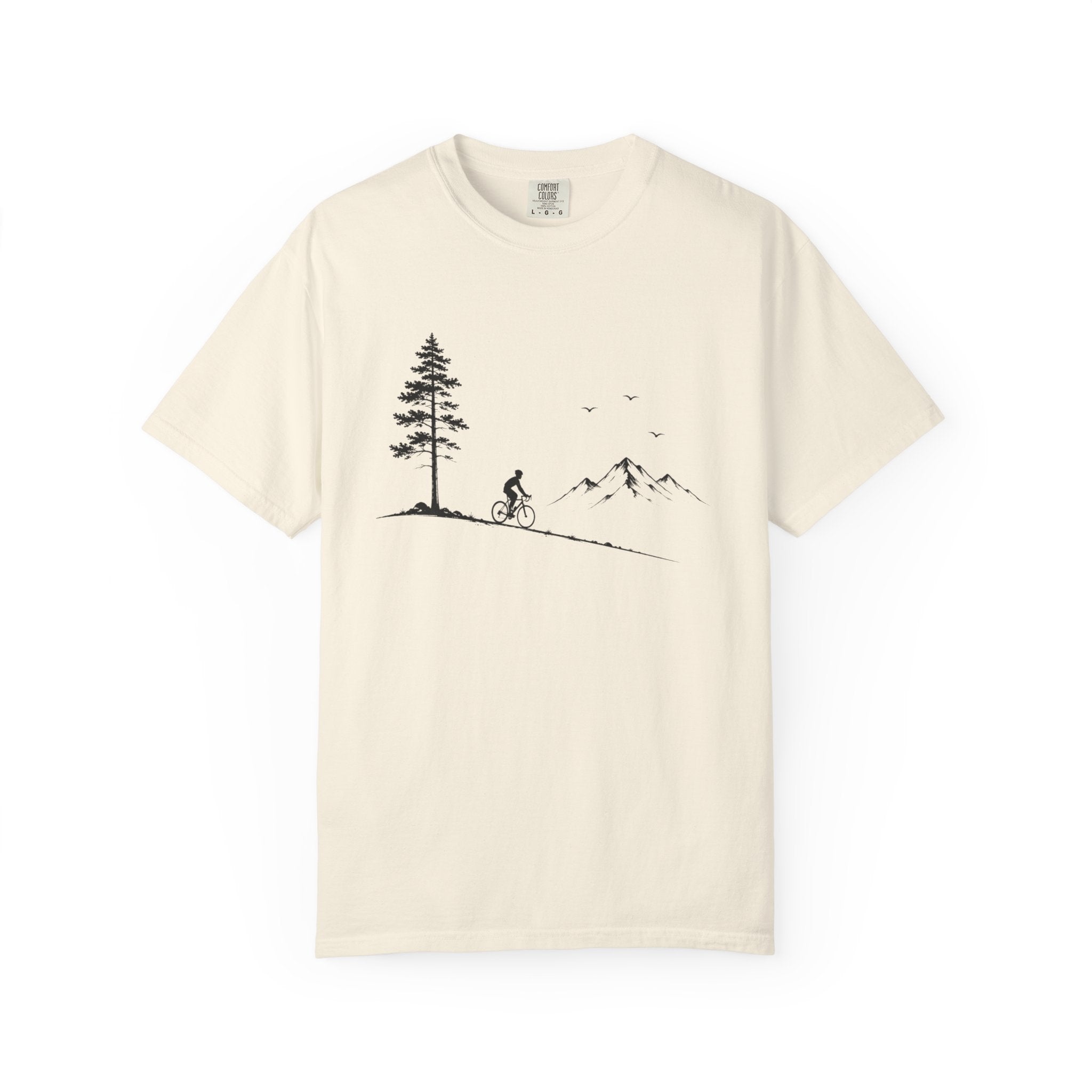 Minimalist Mountain Biker T-Shirt