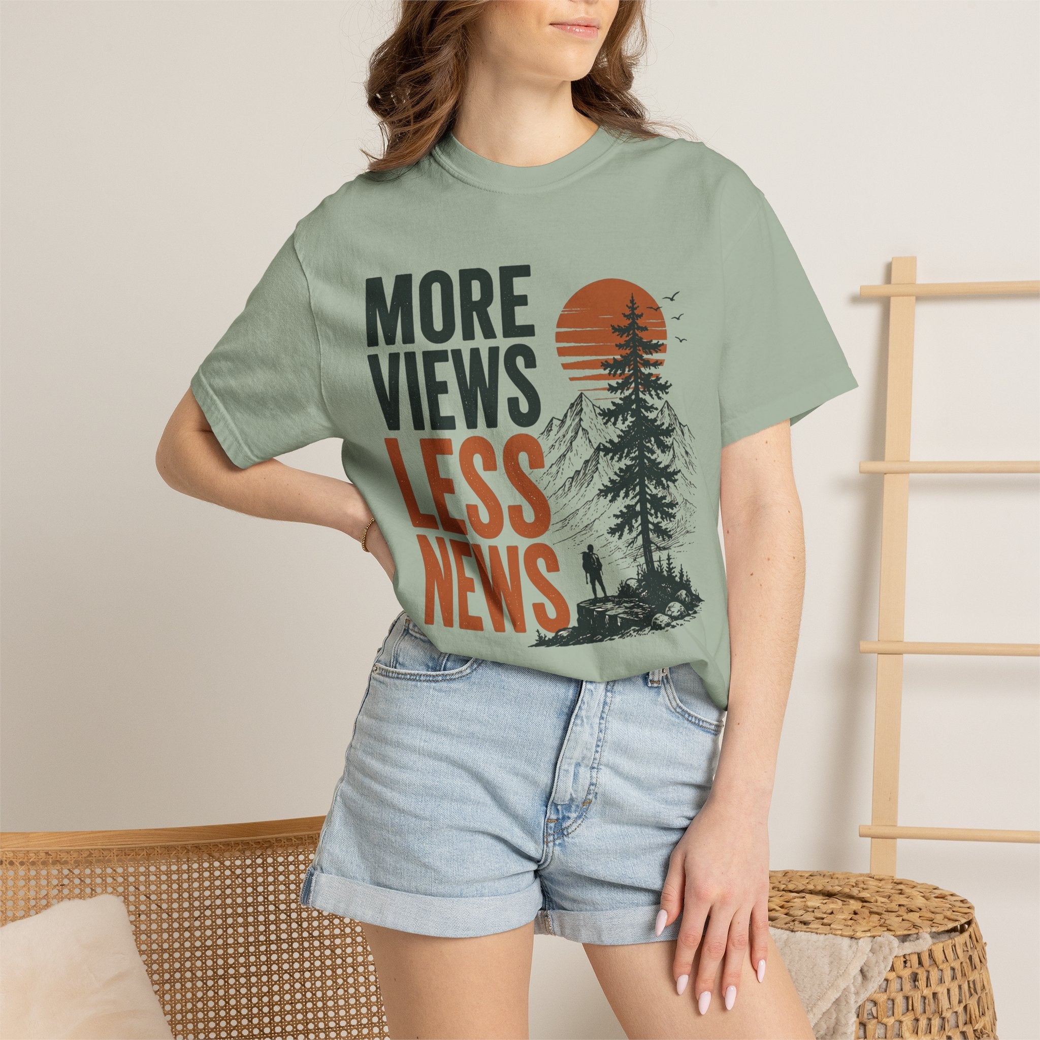 More Views Less News T-Shirt