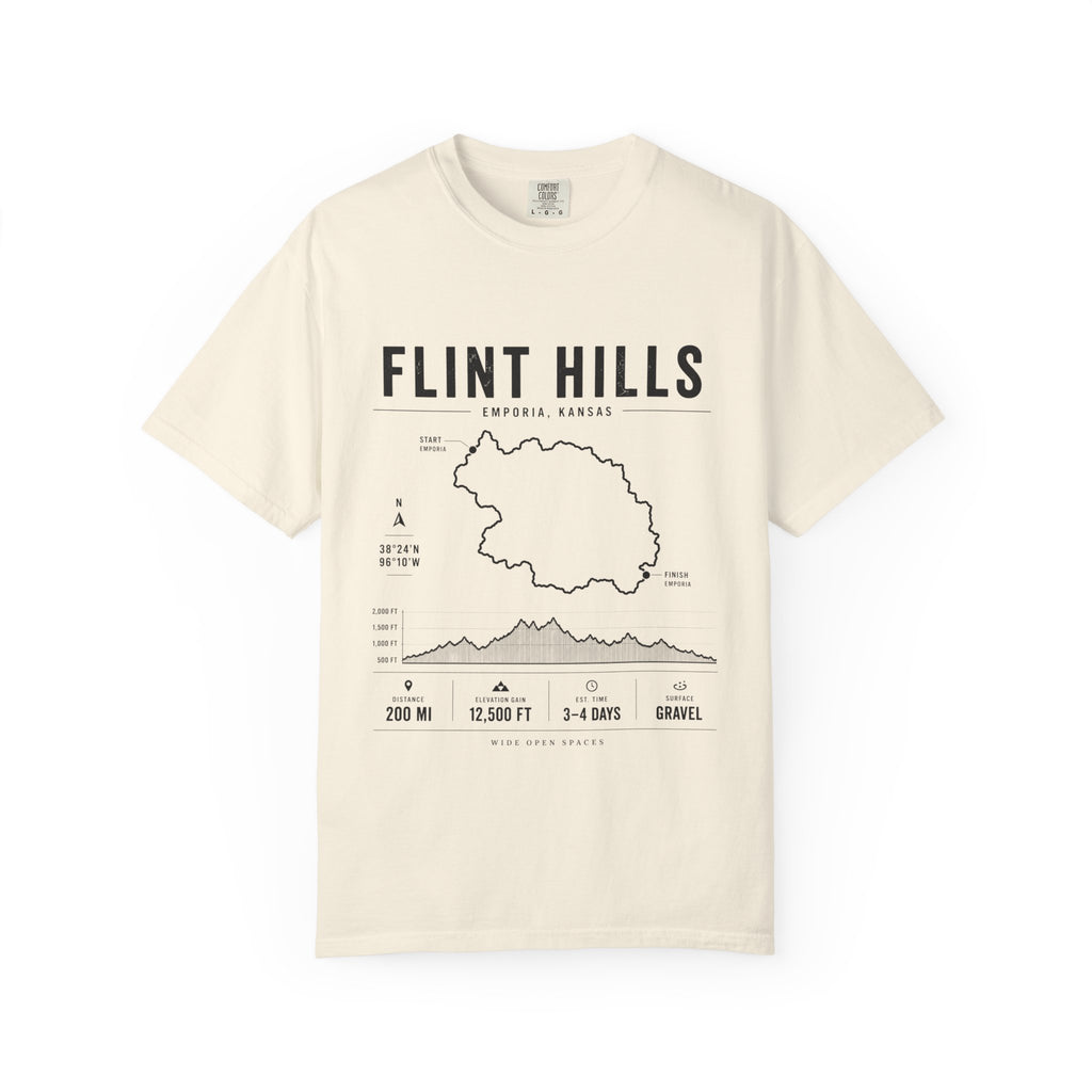Flint Hills Map T-Shirt