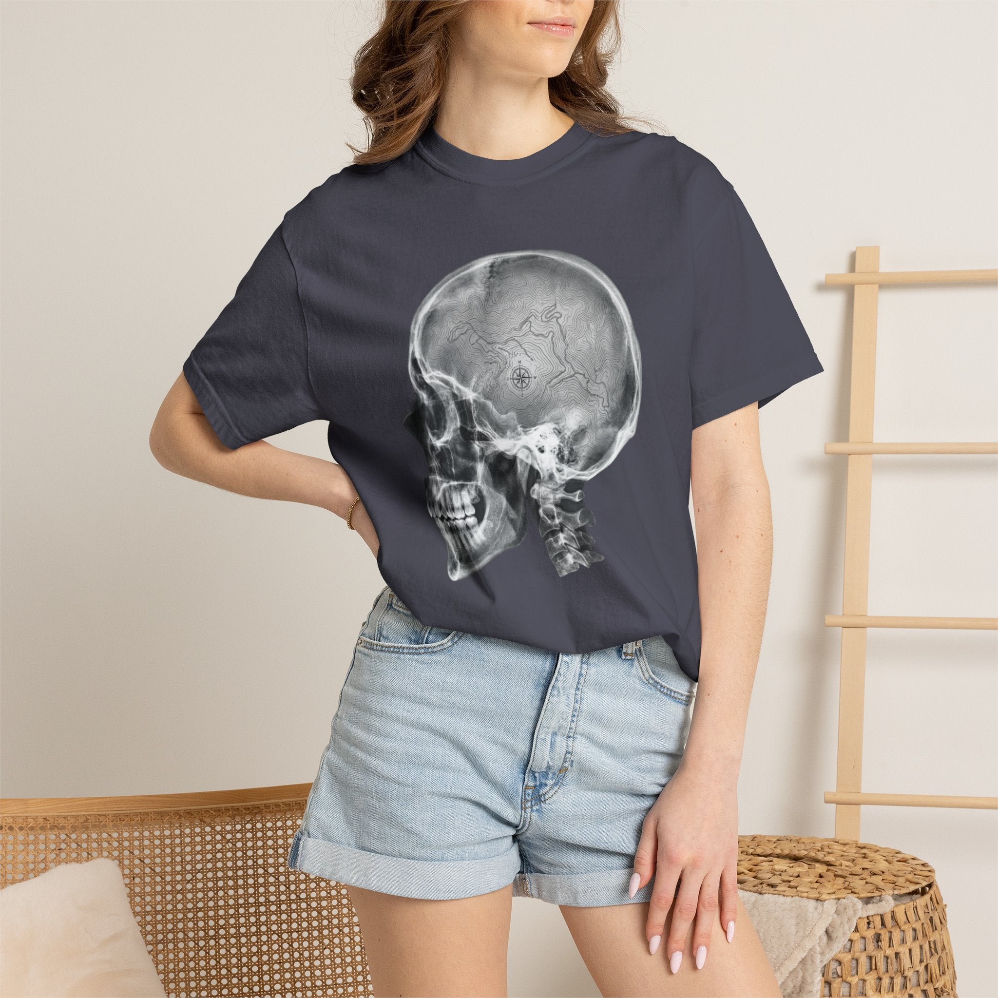 Skull X-Ray Graphic T-Shirt