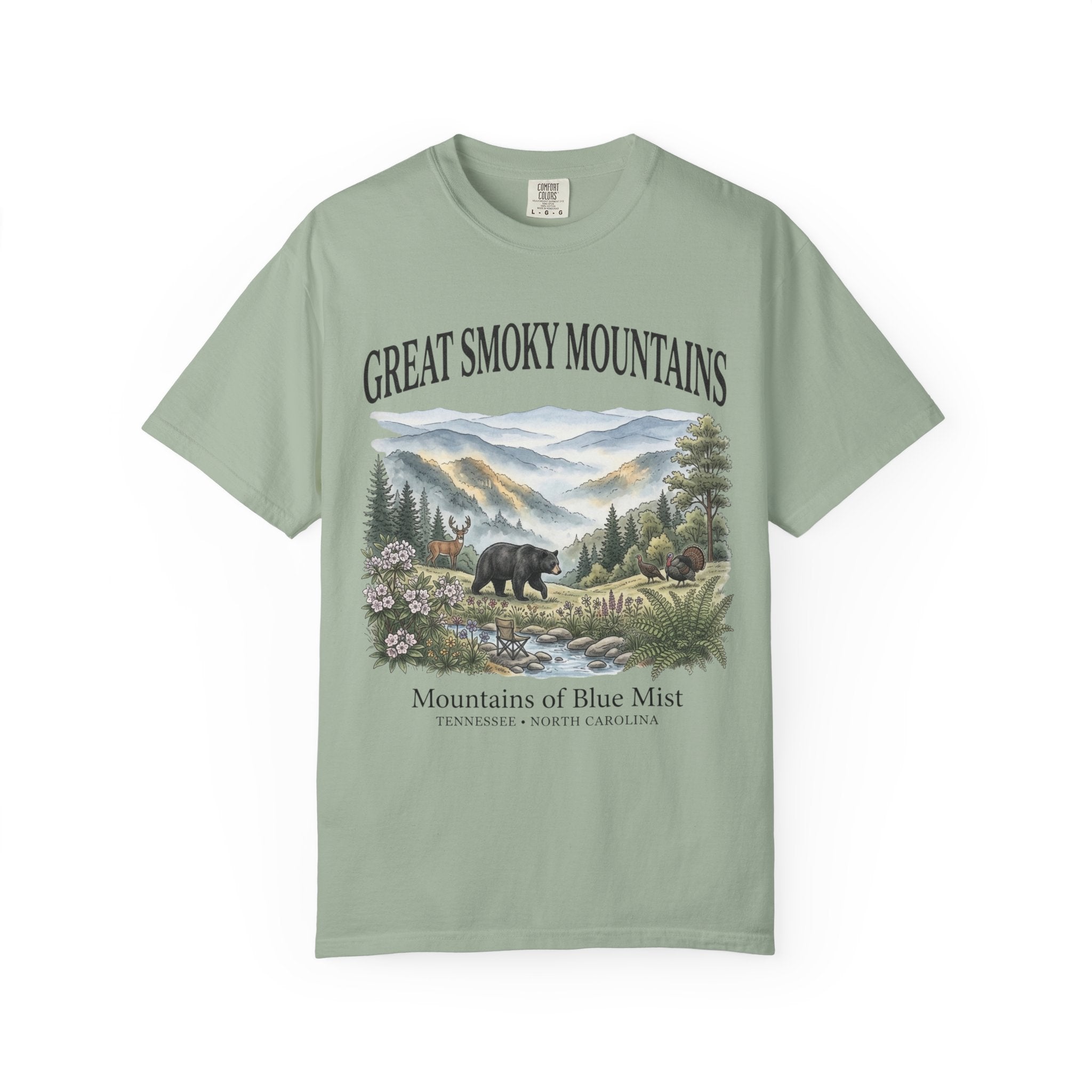 Great Smoky Mountains Bear Scenic T-Shirt
