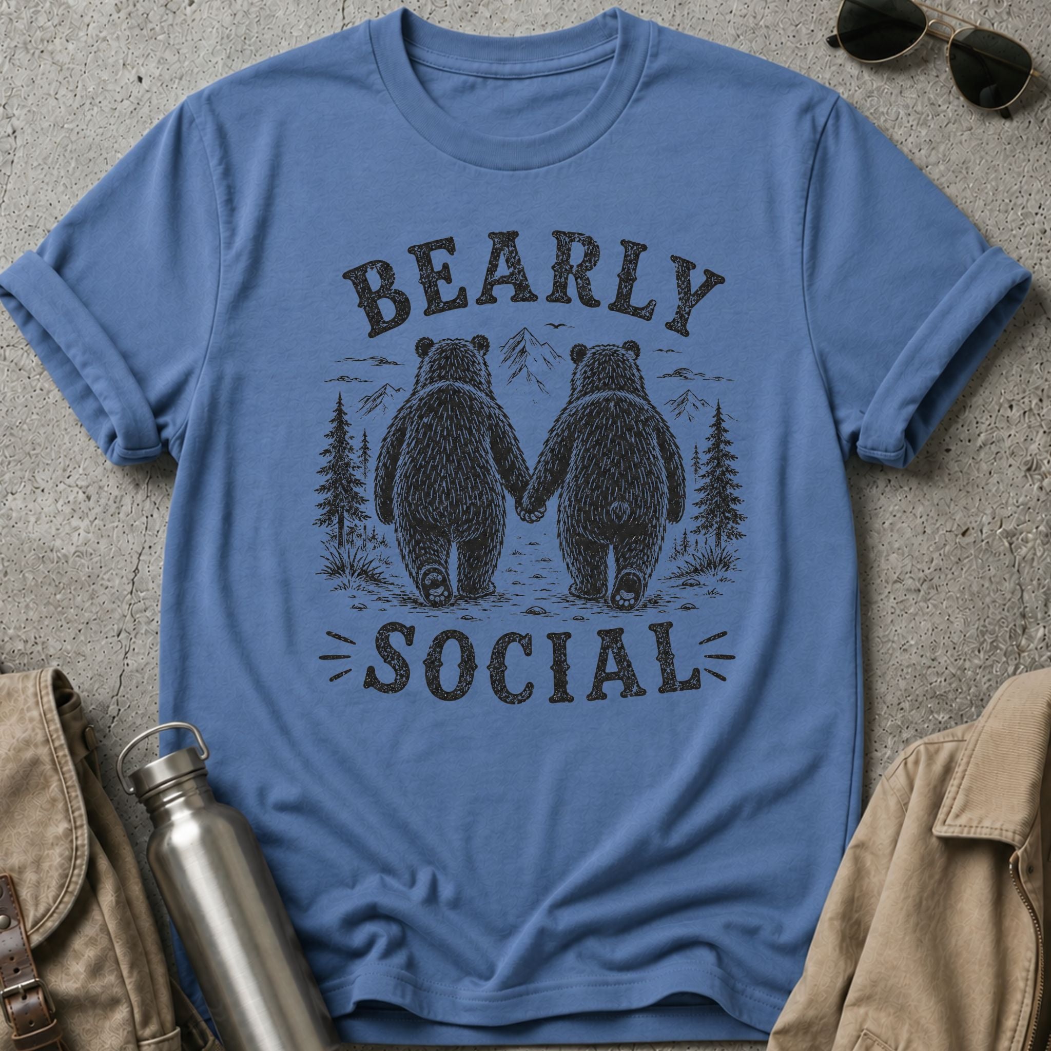 Bearly Social T-Shirt