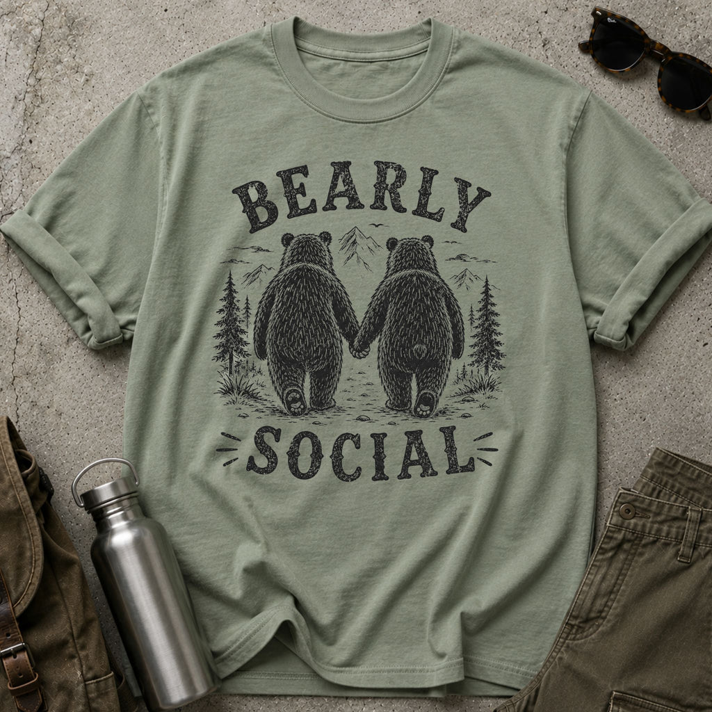 Bearly Social T-Shirt