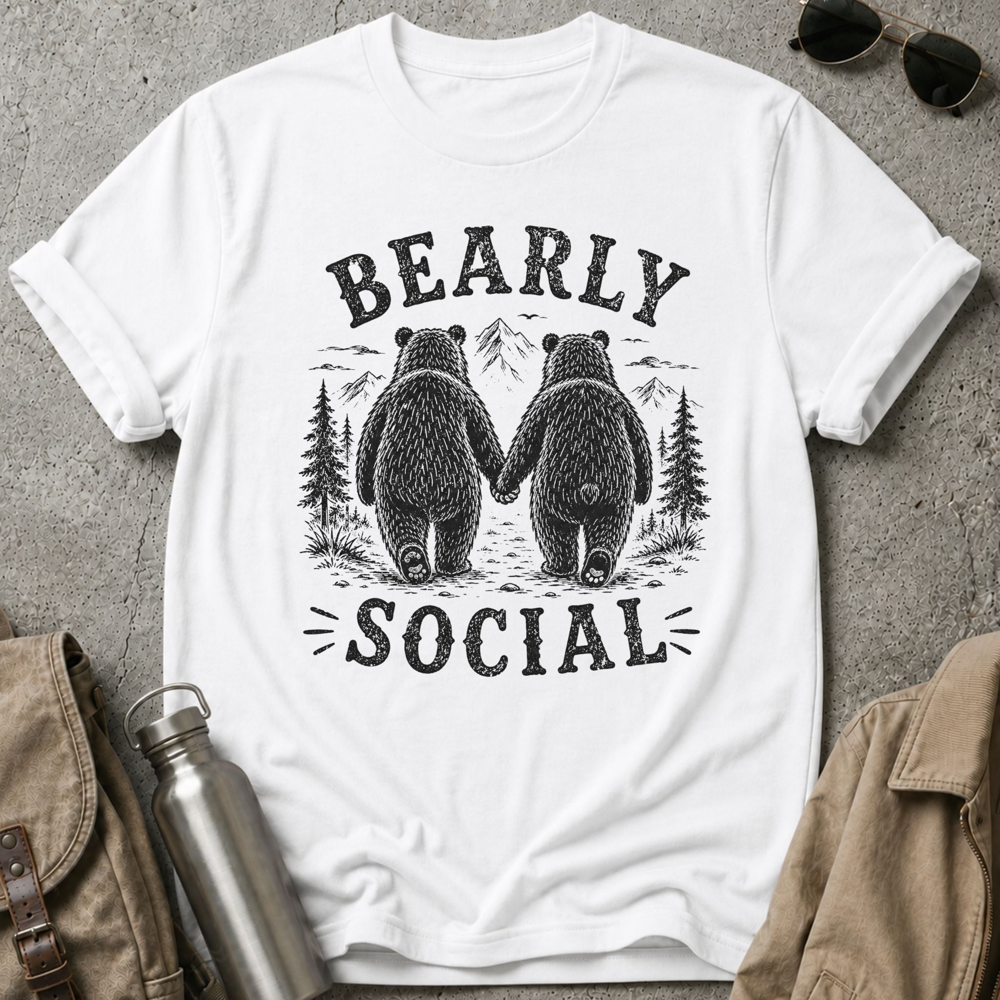 Bearly Social T-Shirt
