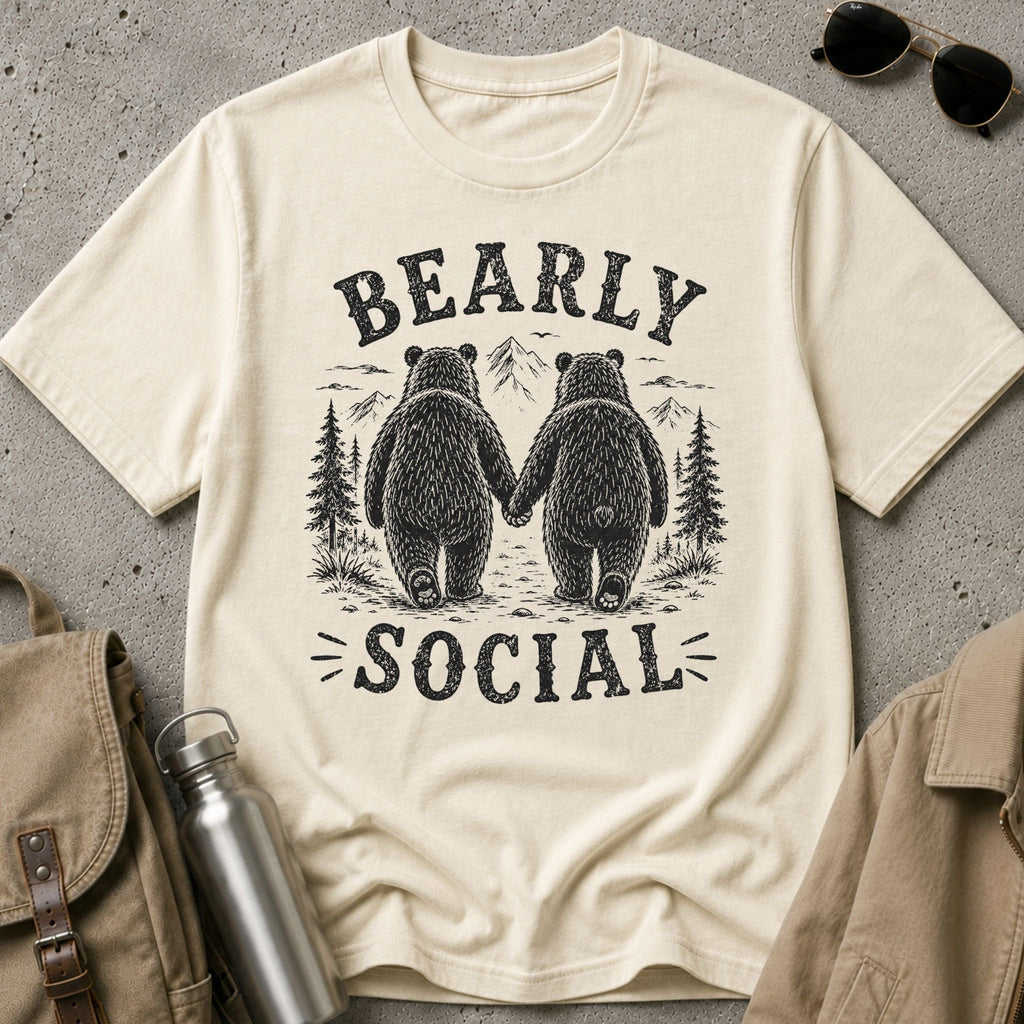 Bearly Social T-Shirt