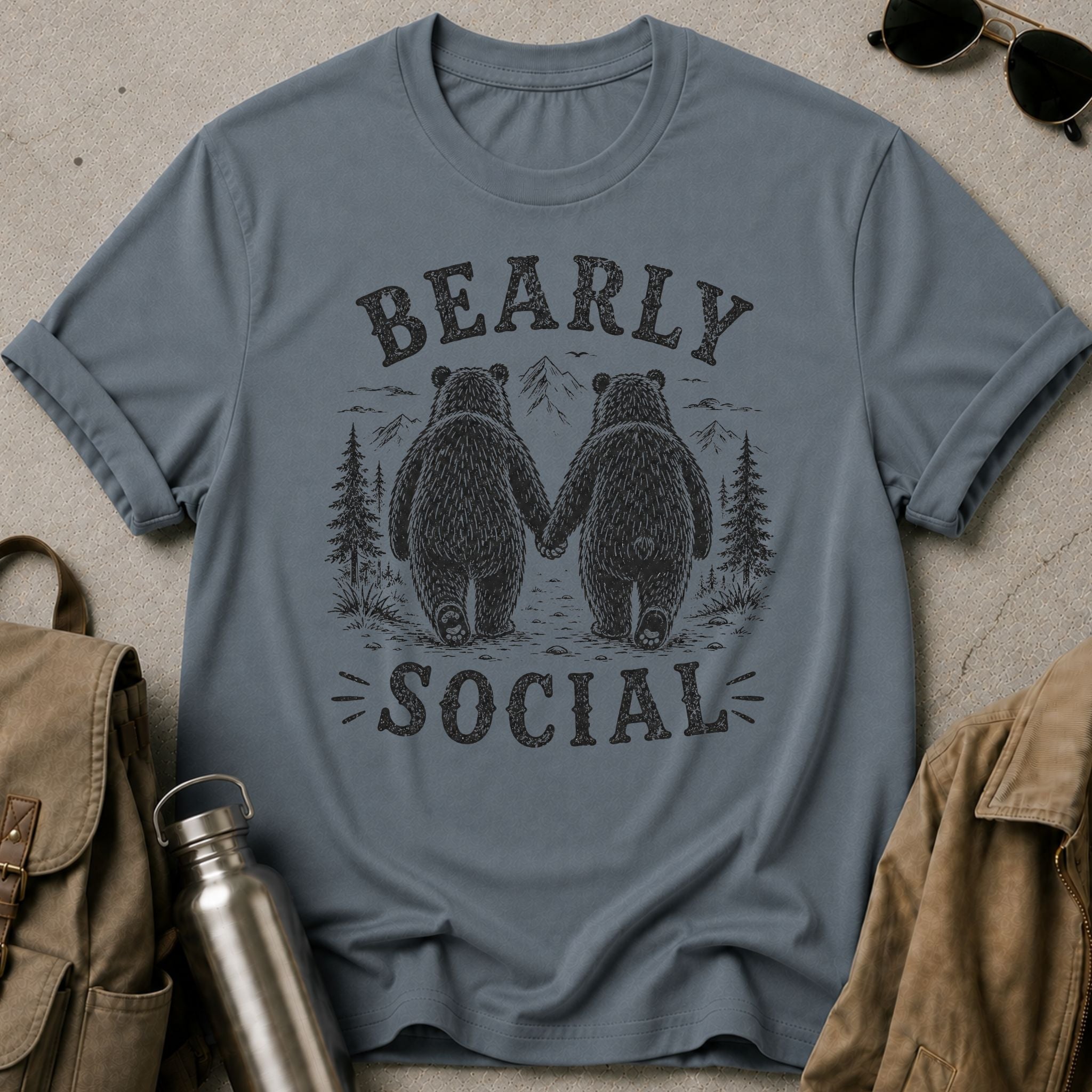 Bearly Social T-Shirt