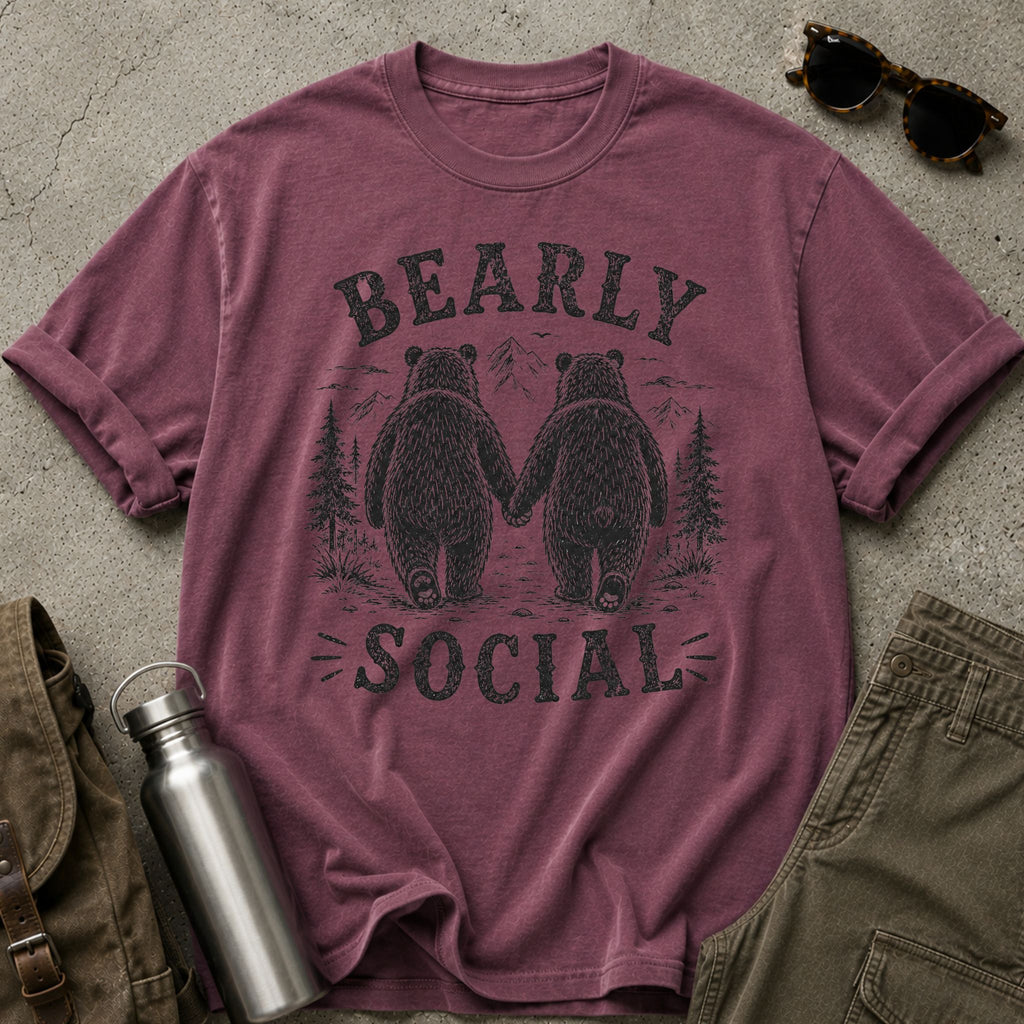 Bearly Social T-Shirt