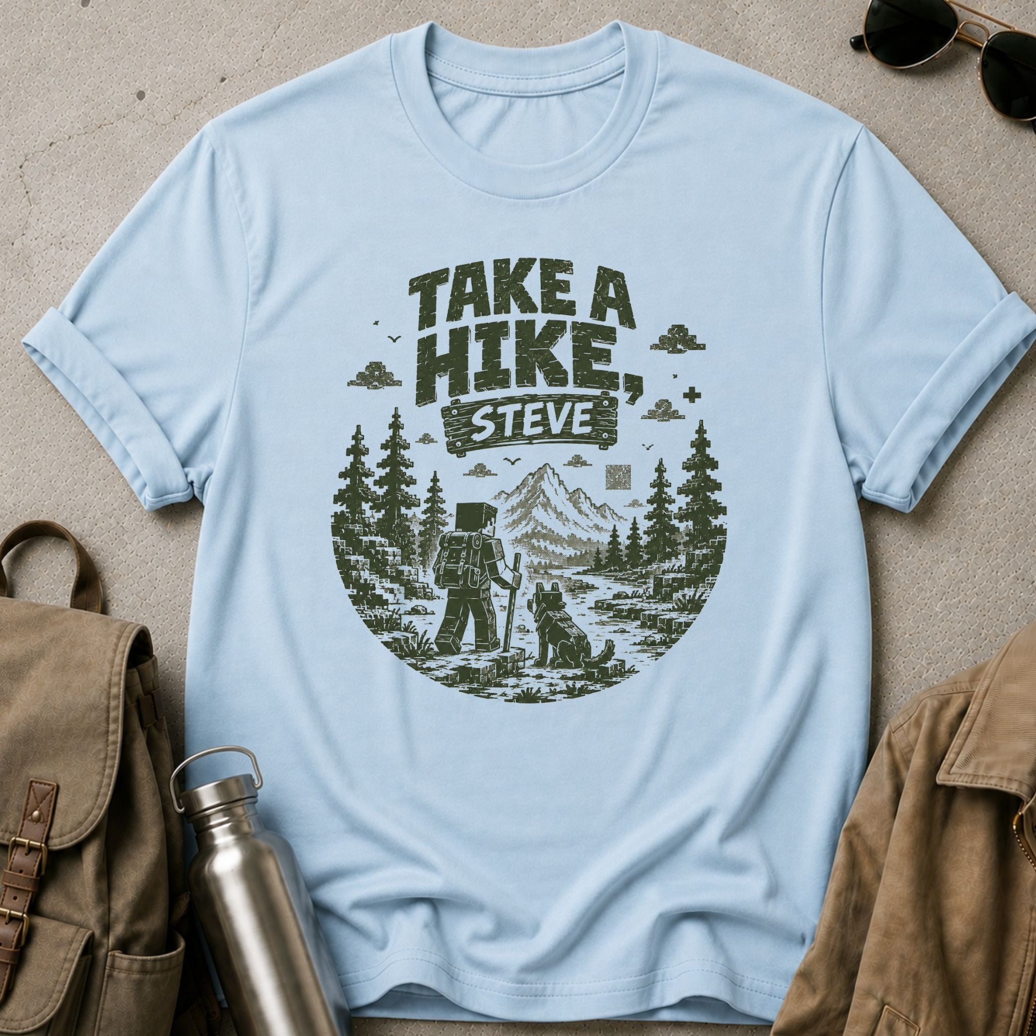 Take a Hike Steve T-Shirt