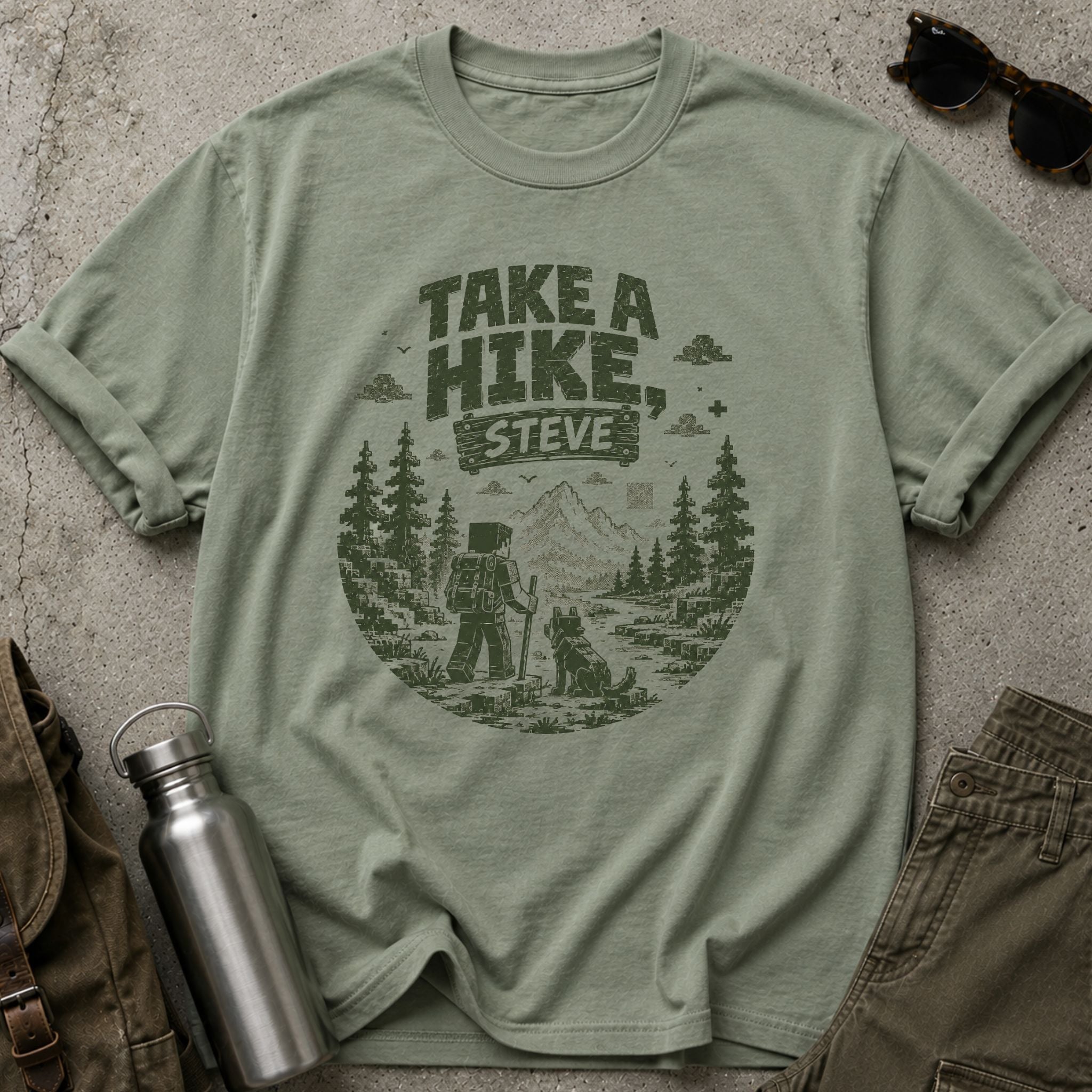 Take a Hike Steve T-Shirt