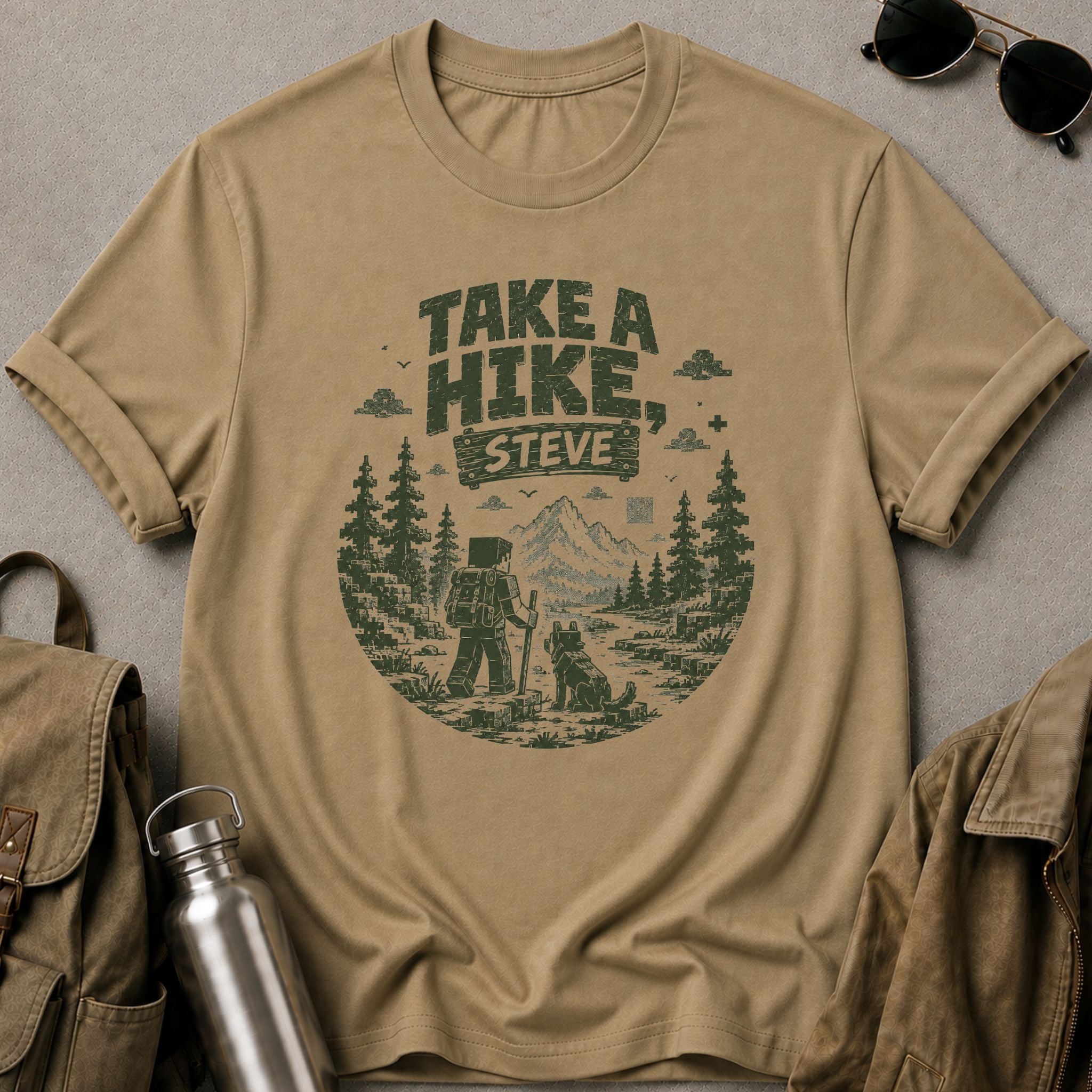 Take a Hike Steve T-Shirt
