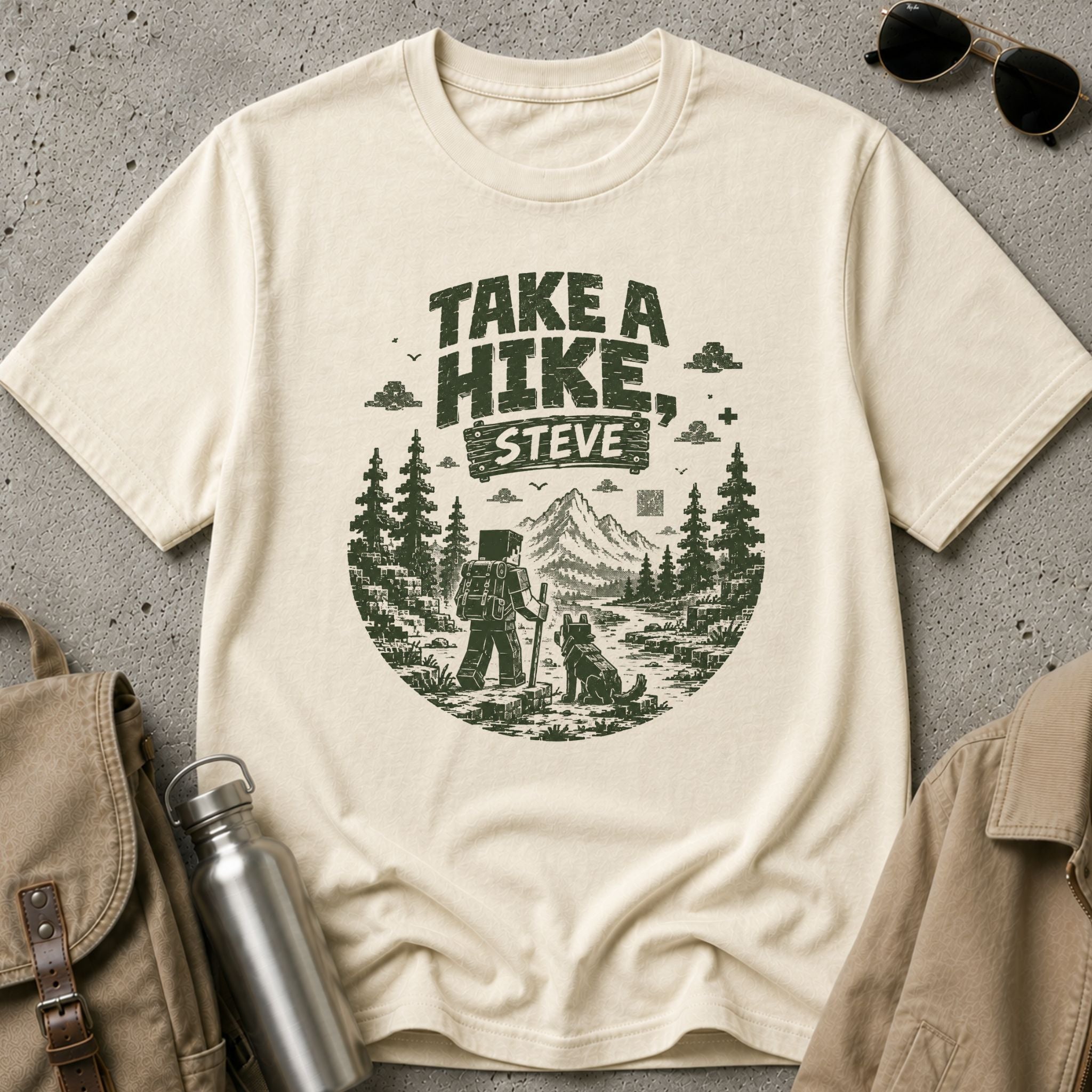 Take a Hike Steve T-Shirt