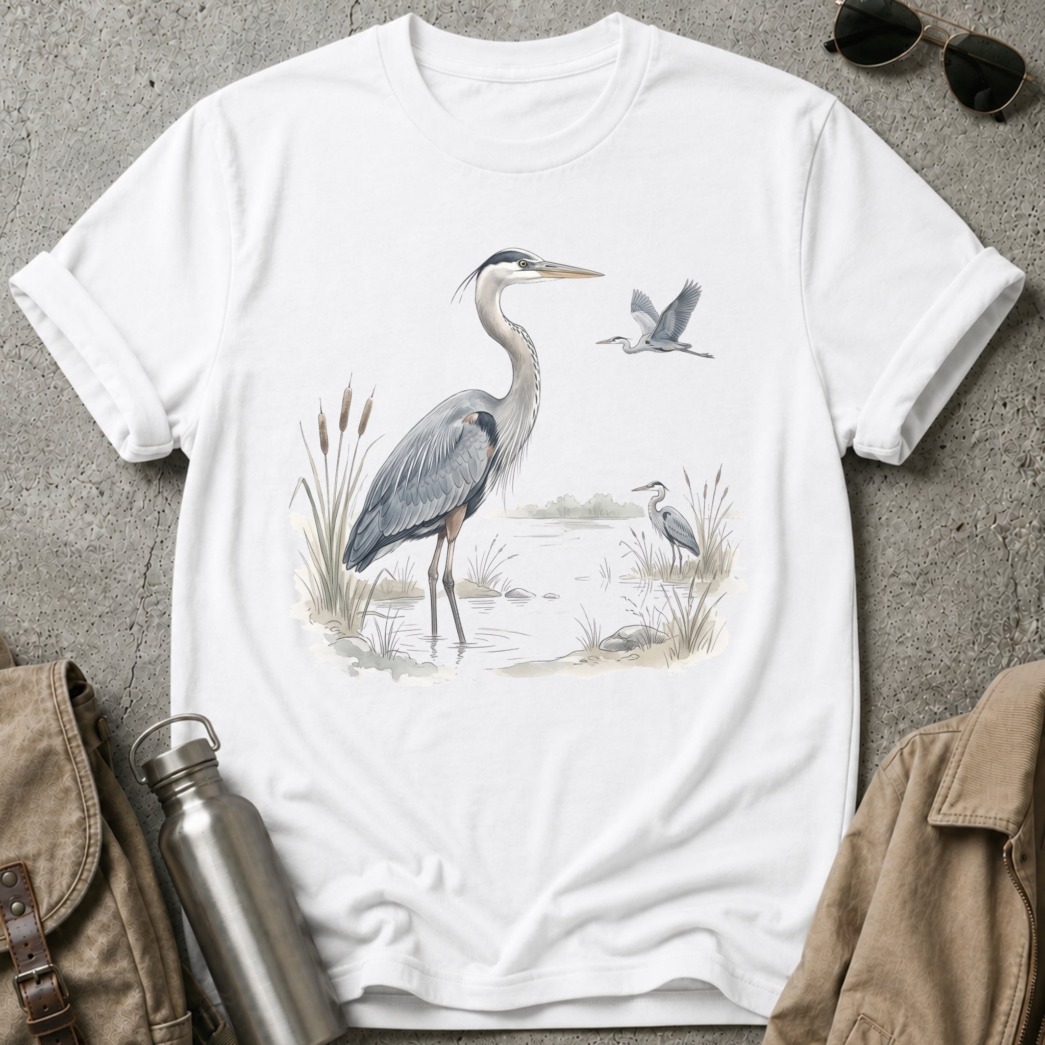 Heron Marsh T-Shirt
