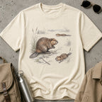 Beaver Family Wildlife Tee