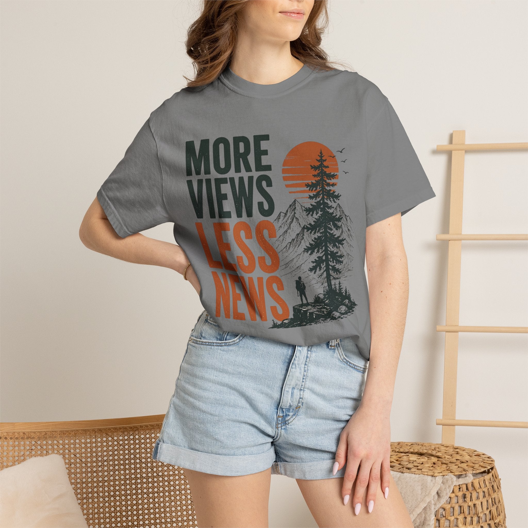 More Views Less News T-Shirt