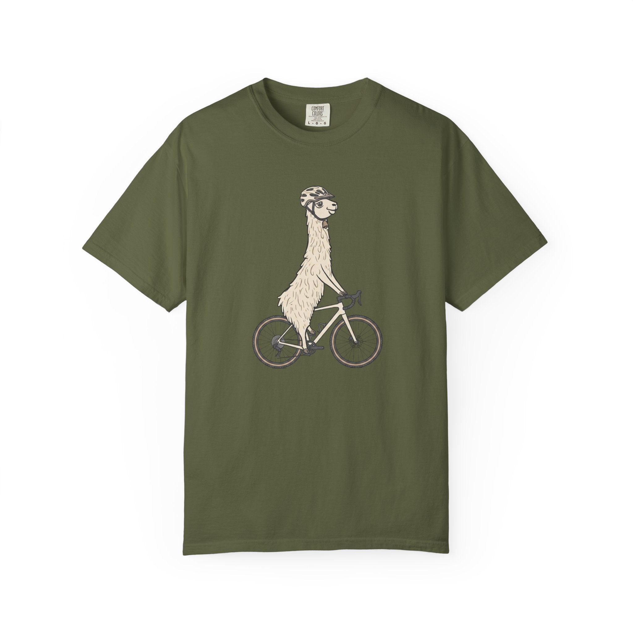 Alpaca on a Bike T‑Shirt