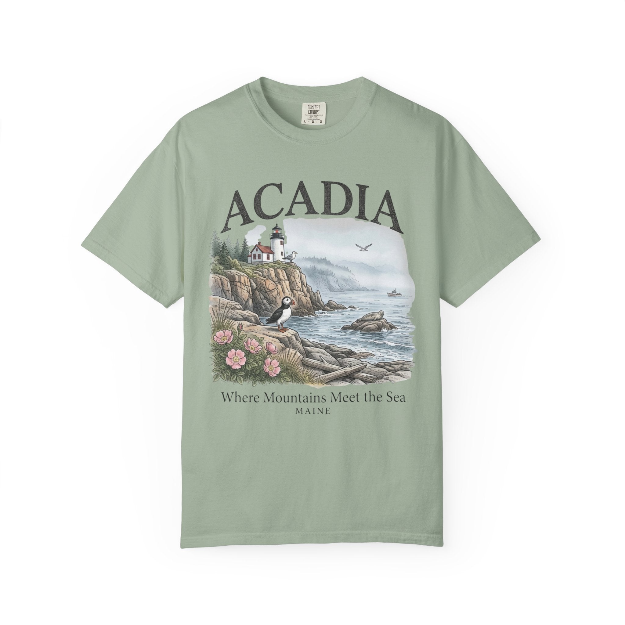 Acadia Lighthouse Scenic T-Shirt