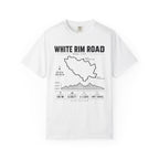 White Rim Road Route Map T-Shirt