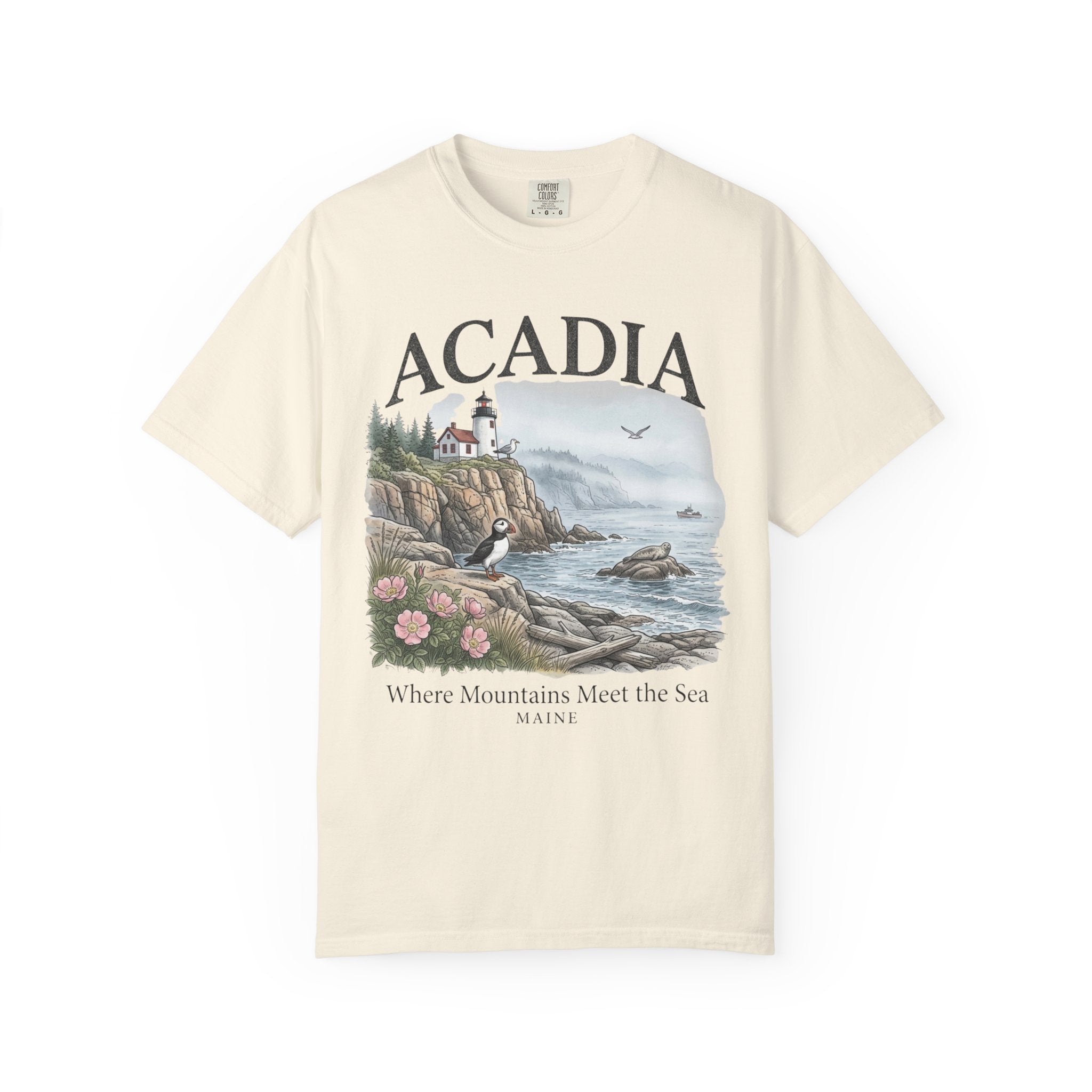 Acadia Lighthouse Scenic T-Shirt