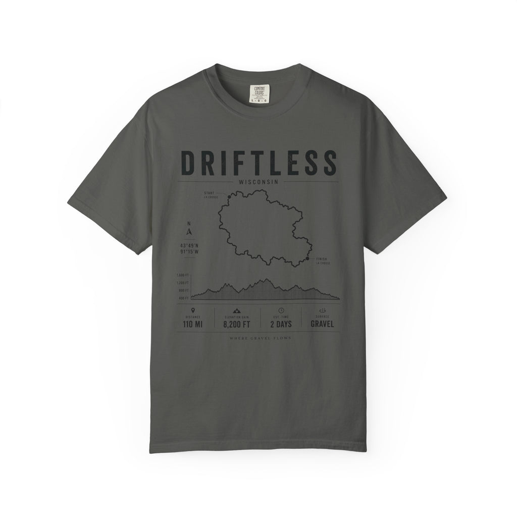 Driftless Region Map T-Shirt — Rustic Adventure Graphic Tee