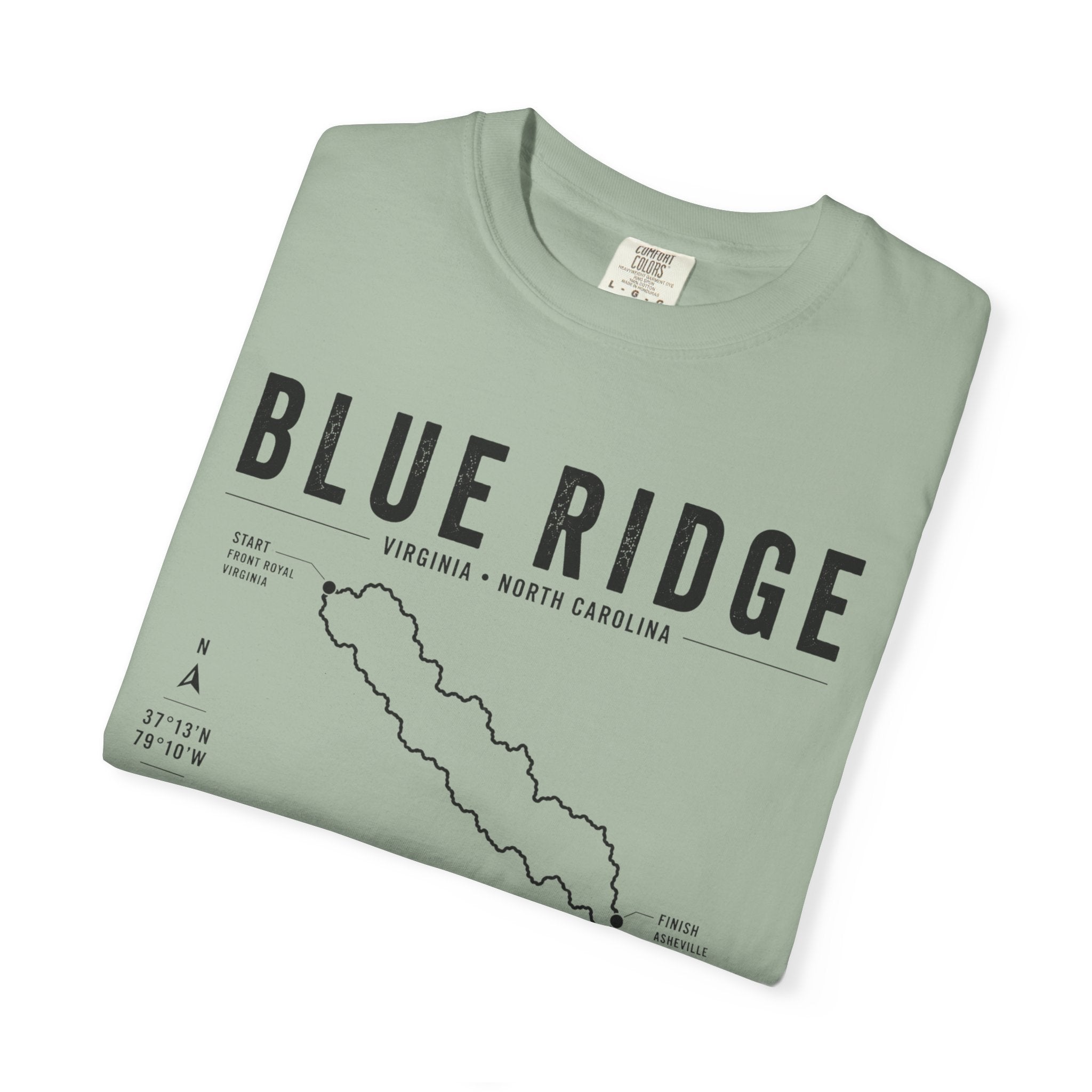Blue Ridge Map T-Shirt