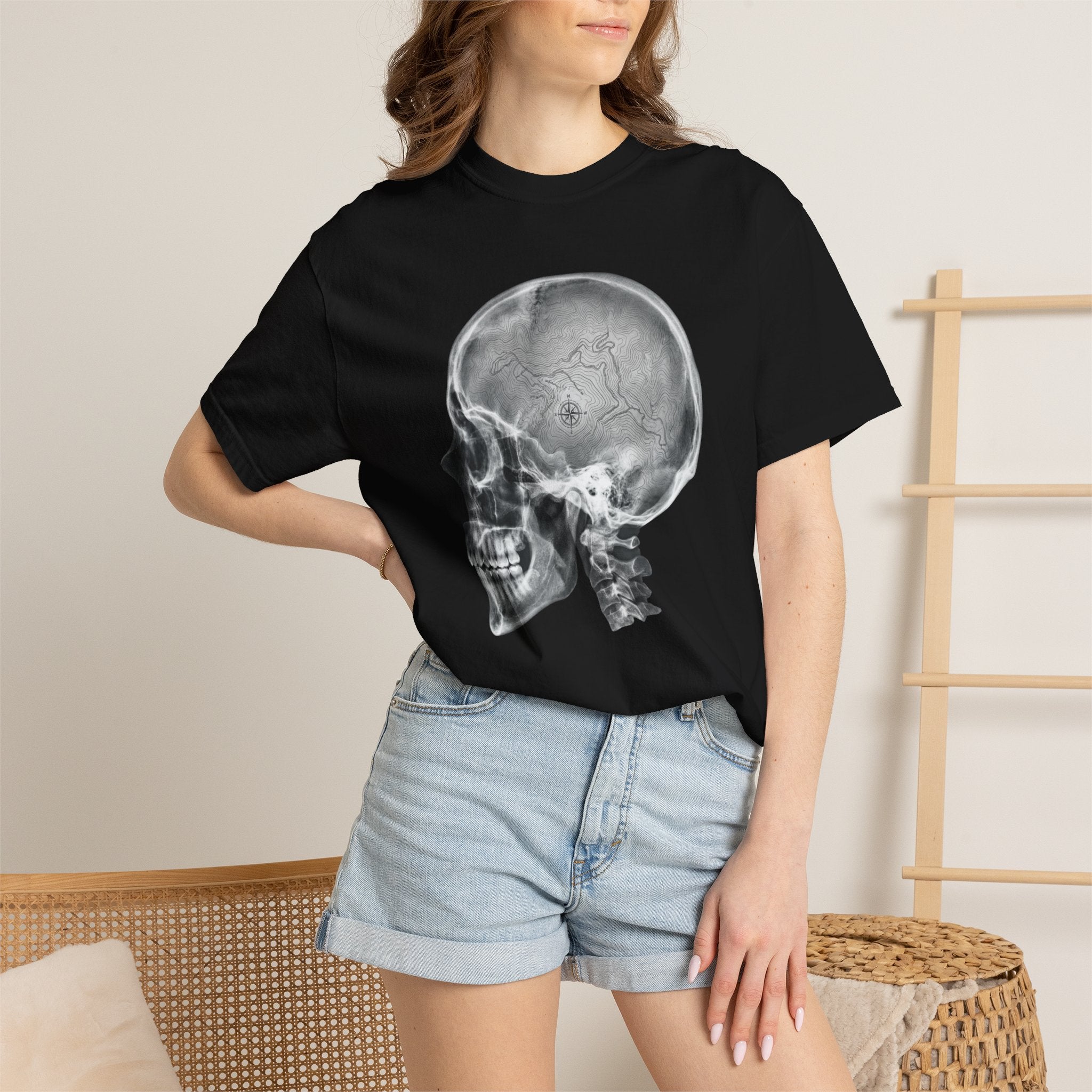 Skull X-Ray Graphic T-Shirt