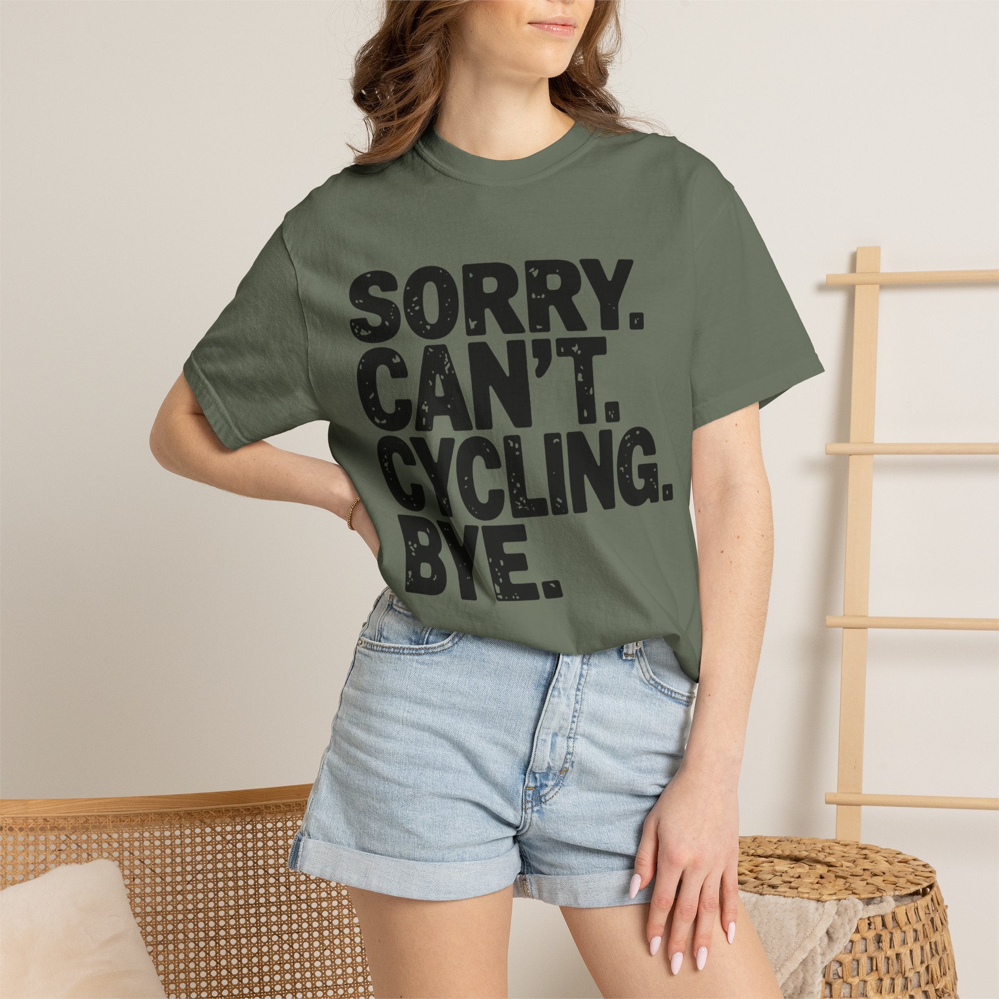 Sorry. Can’t. Cycling. Bye - T-Shirt